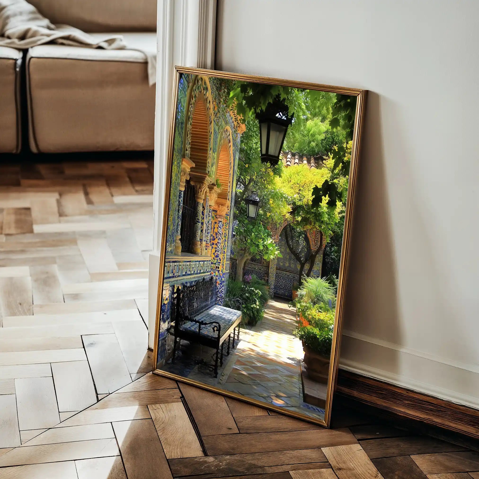 Landscape 329 Canvas Art 90 x 60 cm / Stretched on hidden frame