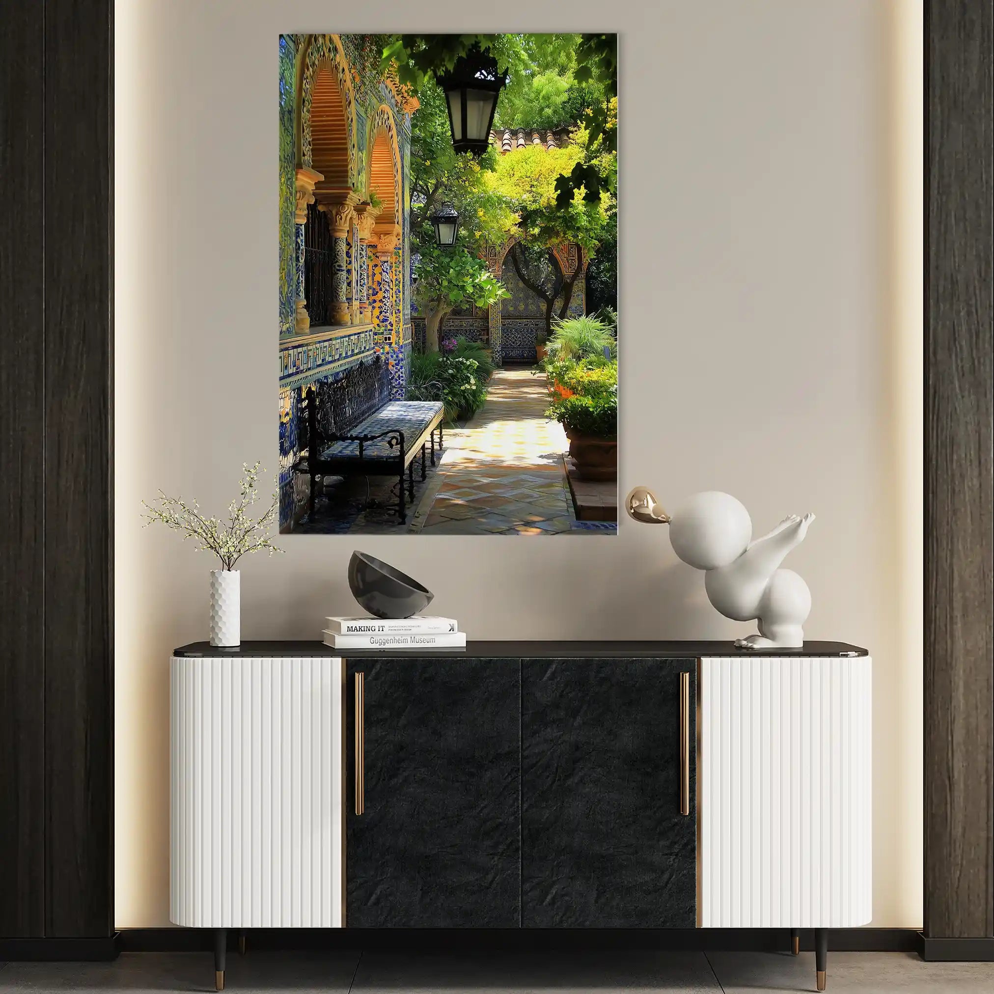 Landscape 329 Canvas Art 90 x 60 cm / Stretched on hidden frame