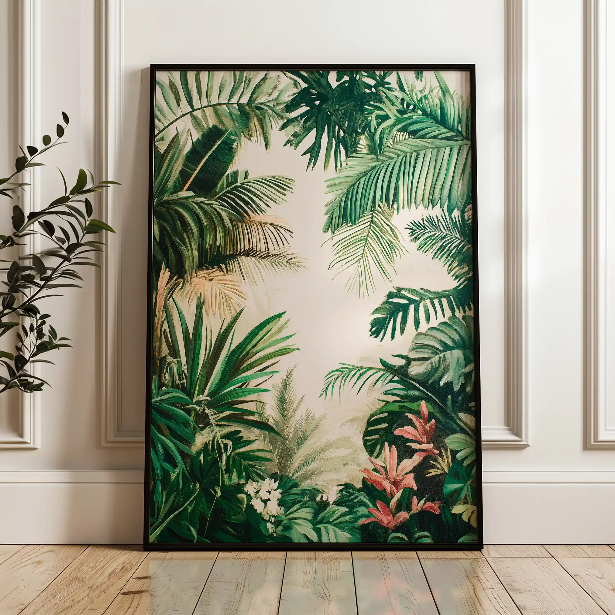 Landscape 331 Canvas Art 90 x 60 cm / Stretched on hidden frame