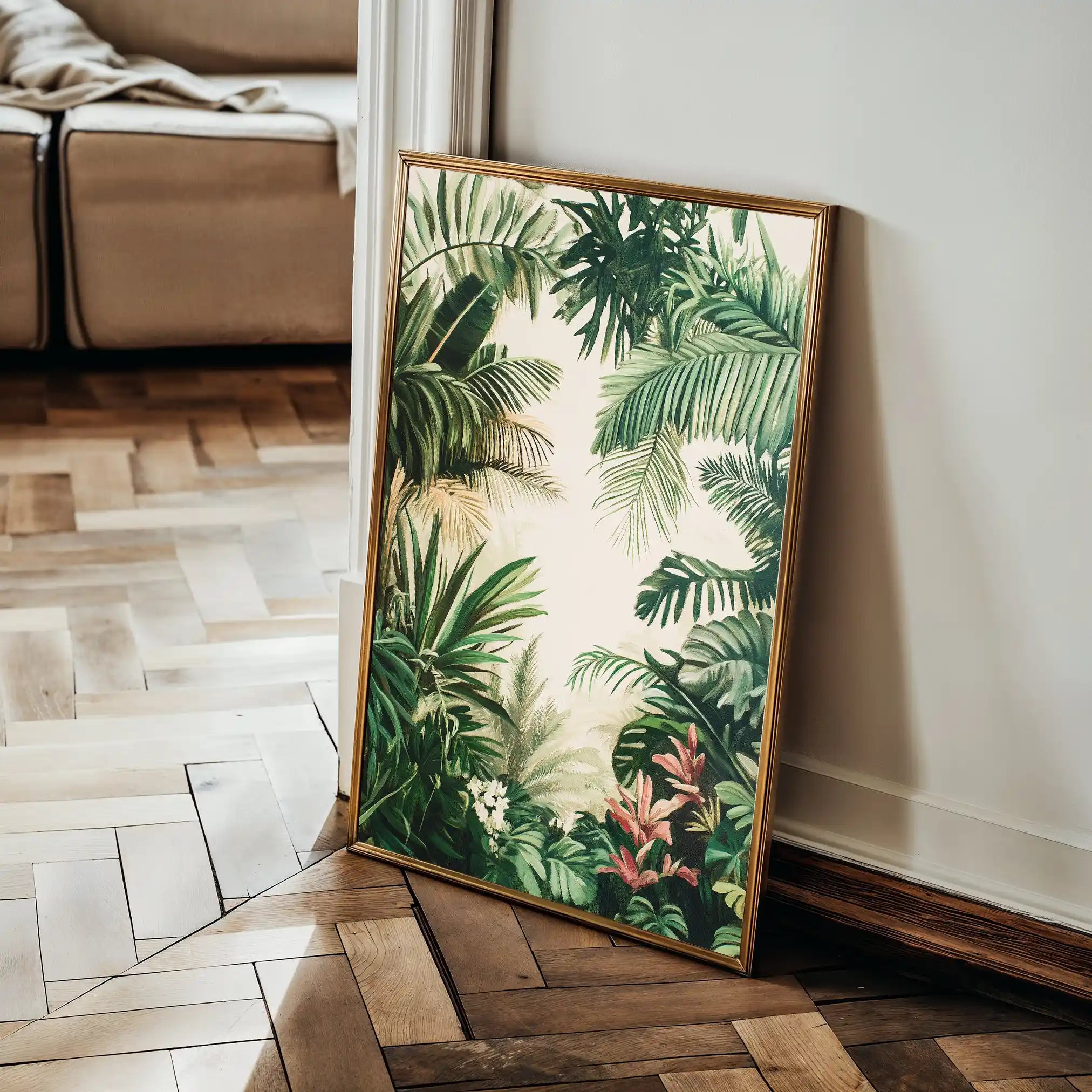 Landscape 331 Canvas Art 90 x 60 cm / Stretched on hidden frame