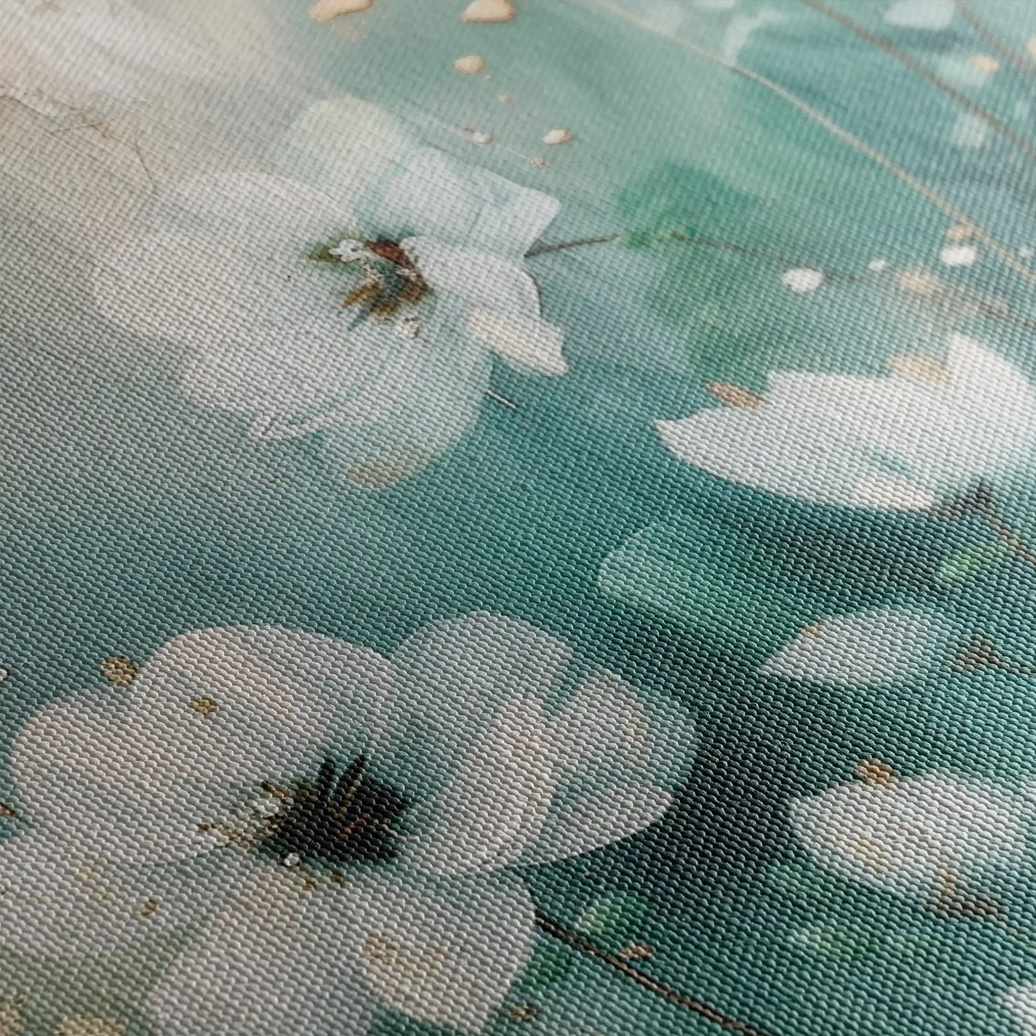 Floral Canvas Wall Art WAD333-F 90 x 60 cm / Stretched on hidden frame