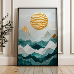 Landscape 333 Canvas Art 90 x 60 cm / Stretched on hidden frame