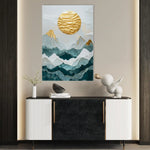 Landscape 333 Canvas Art 90 x 60 cm / Stretched on hidden frame