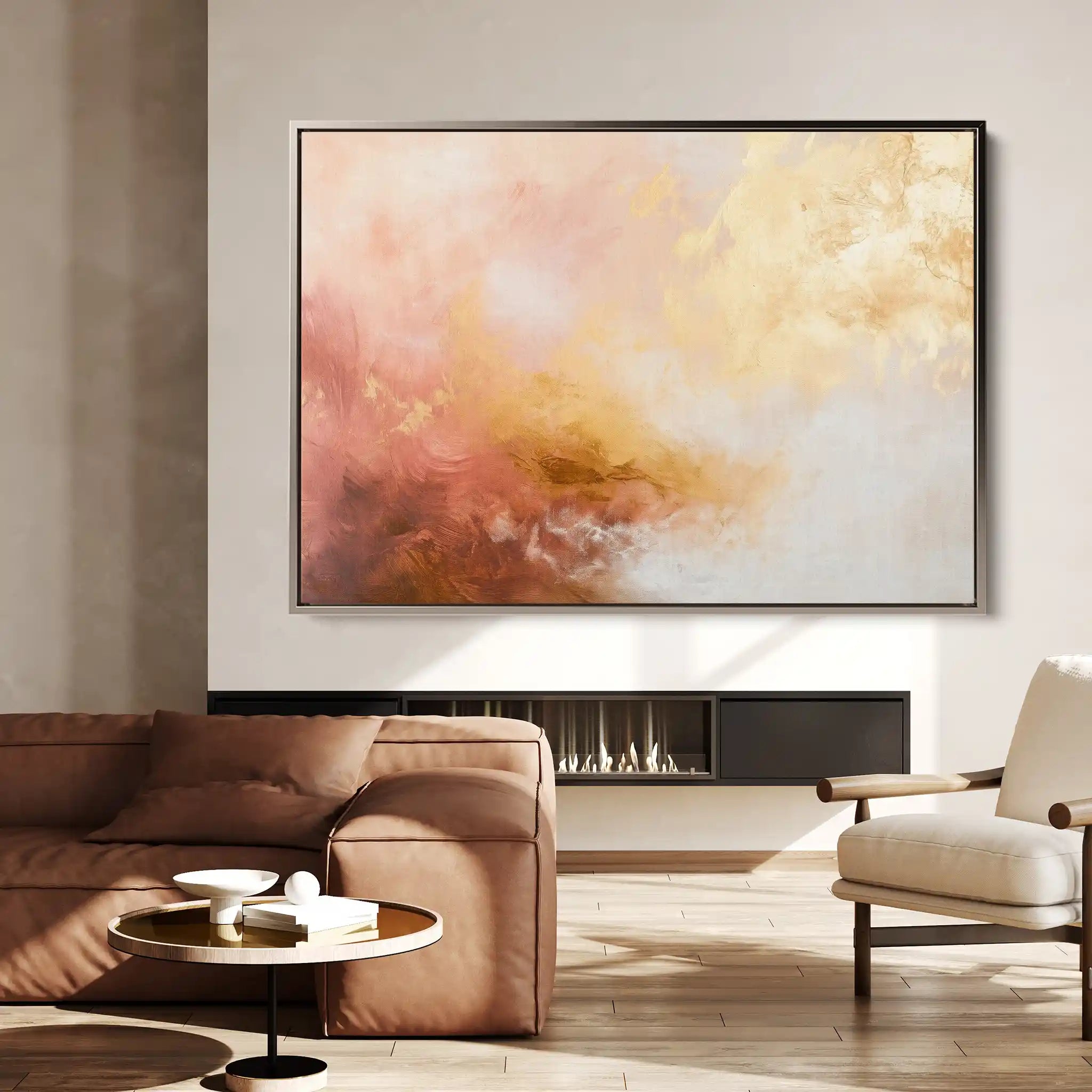 Abstract 334 Canvas Art 60 x 40 cm / Stretched on hidden frame