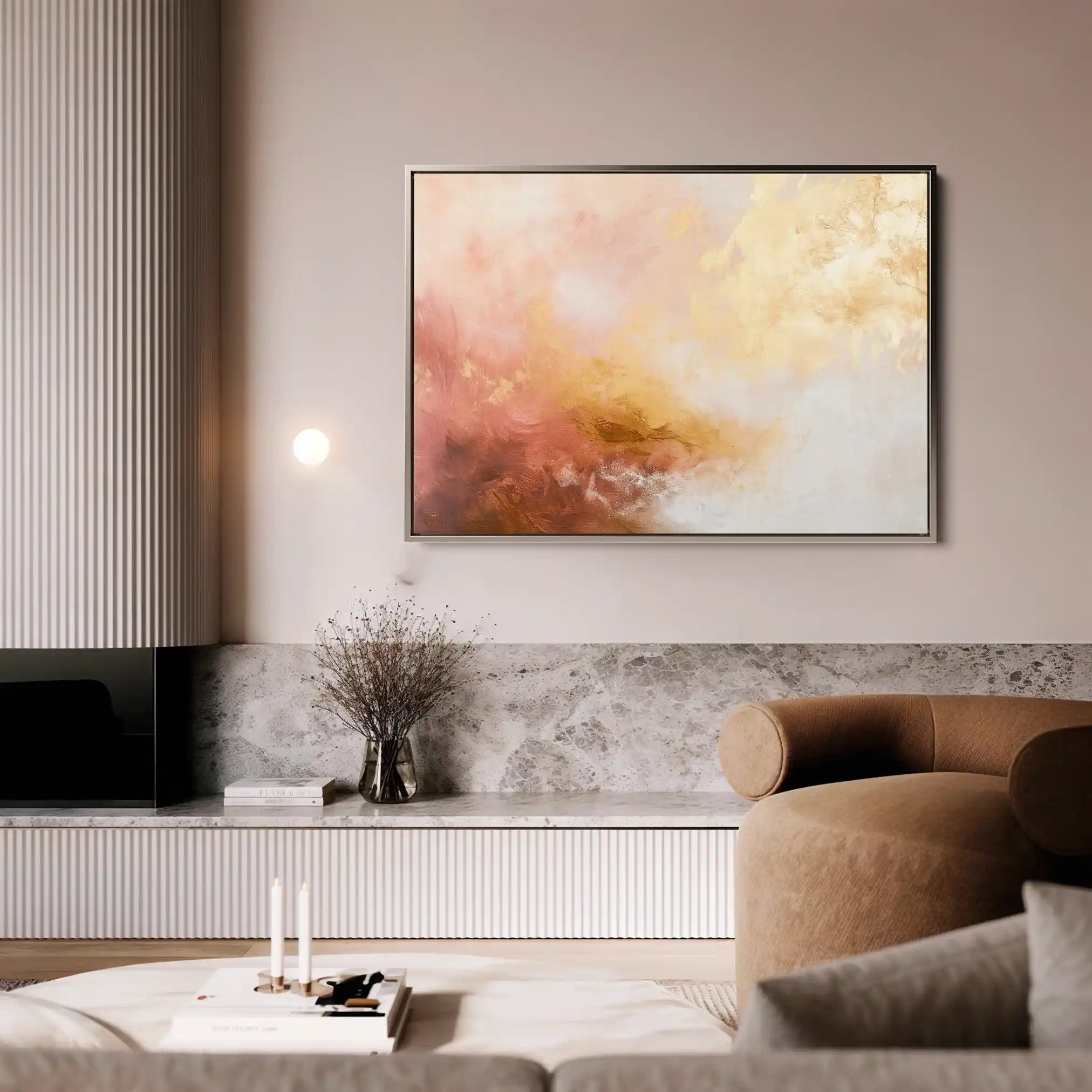 Abstract 334 Canvas Art 60 x 40 cm / Stretched on hidden frame