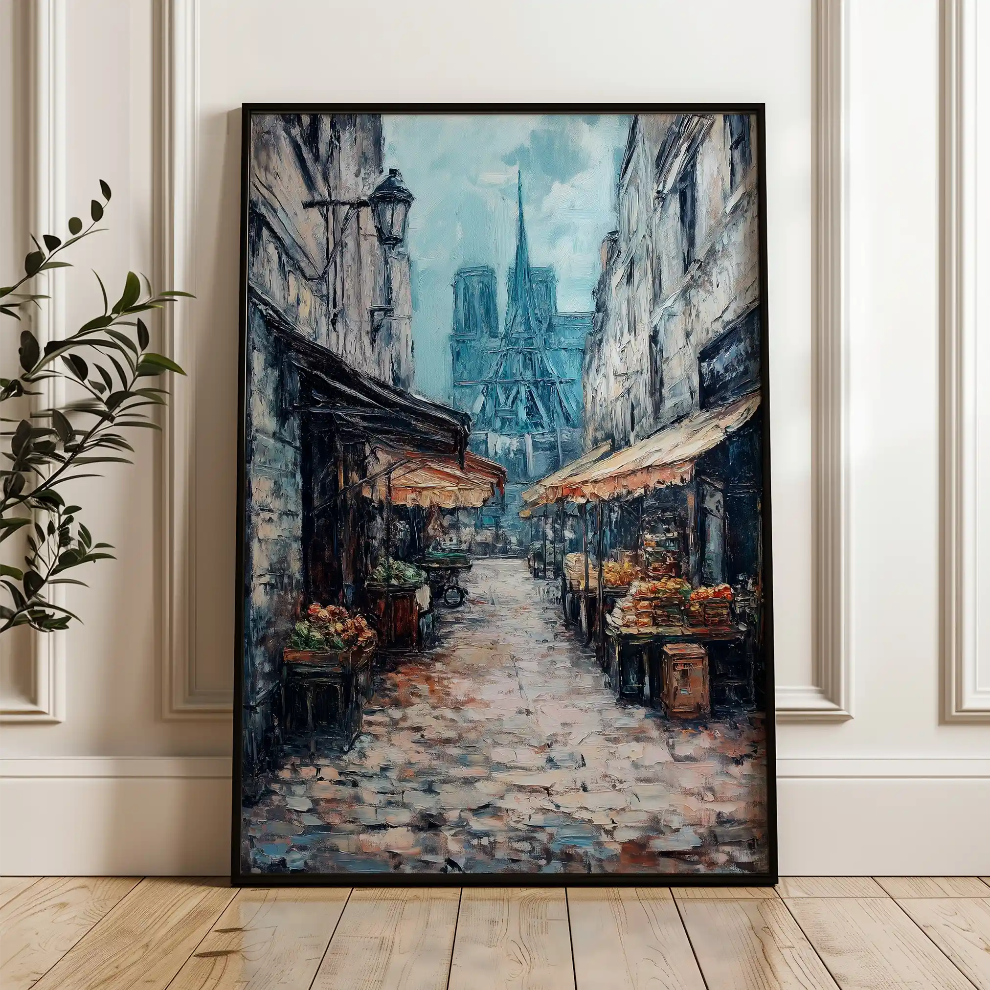 Landscape 334 Canvas Art 90 x 60 cm / Stretched on hidden frame