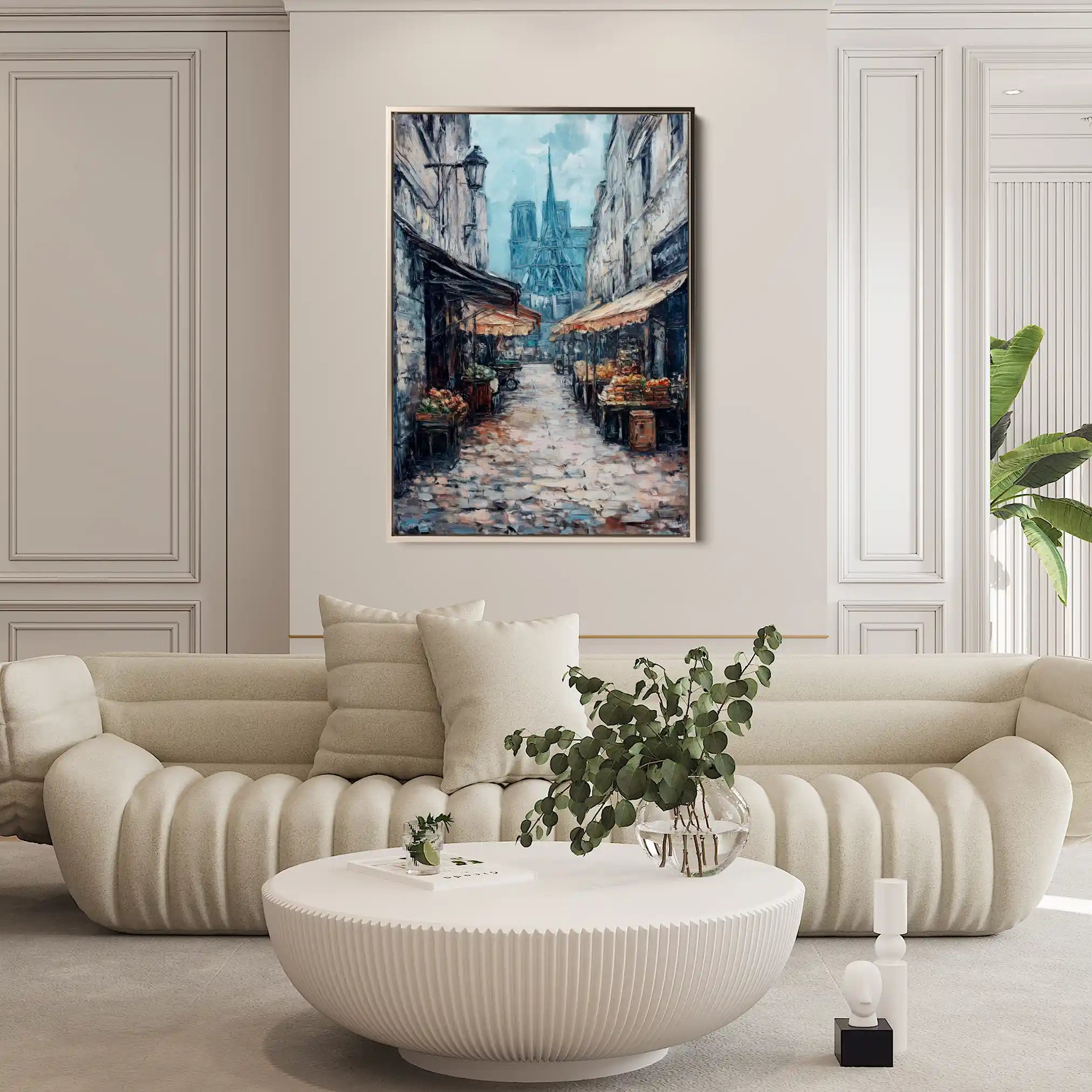 Landscape 334 Canvas Art 90 x 60 cm / Stretched on hidden frame