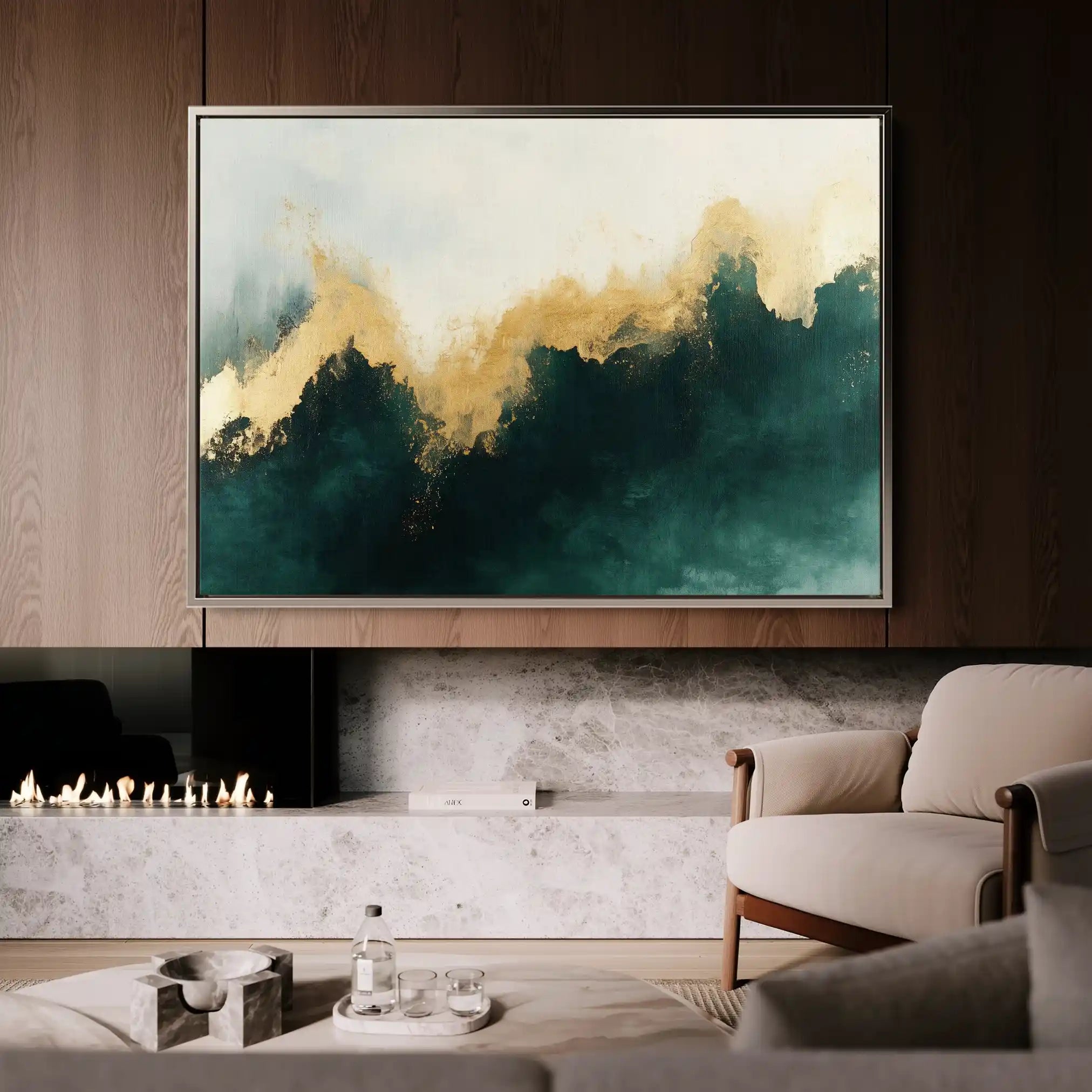 Abstract 335 Canvas Art 60 x 40 cm / Stretched on hidden frame