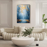 Landscape 335 Canvas Art 90 x 60 cm / Stretched on hidden frame