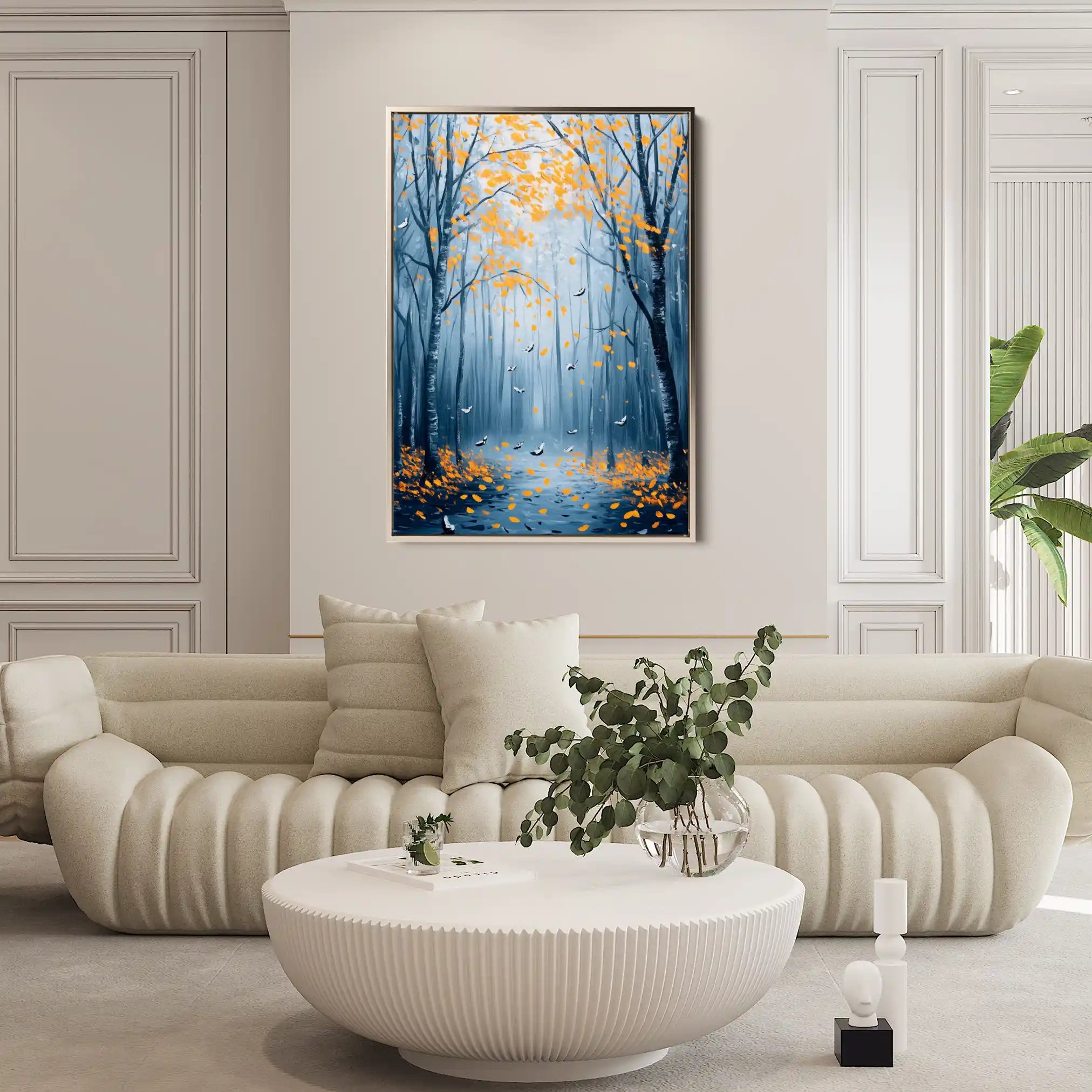 Landscape 335 Canvas Art 90 x 60 cm / Stretched on hidden frame