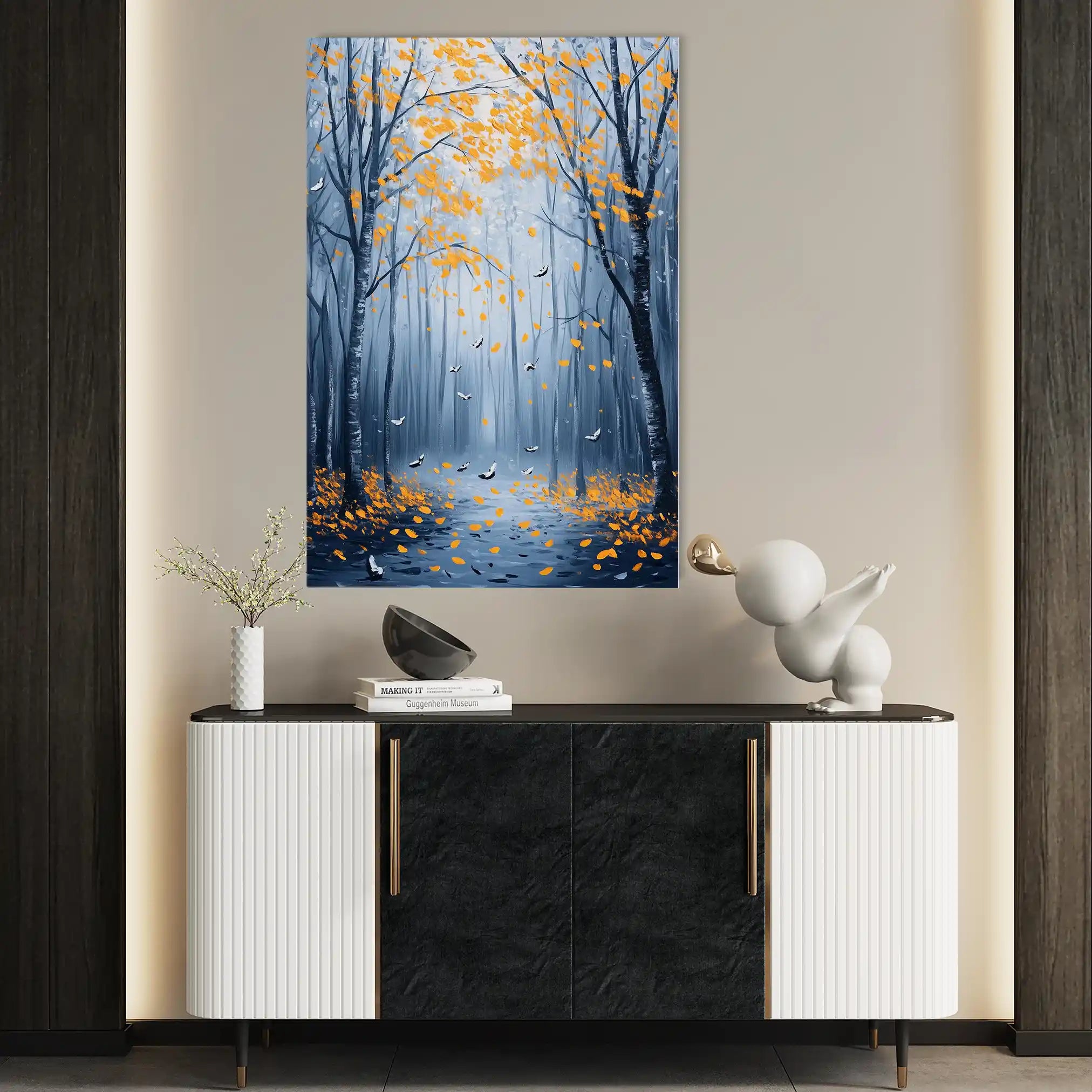 Landscape 335 Canvas Art 90 x 60 cm / Stretched on hidden frame