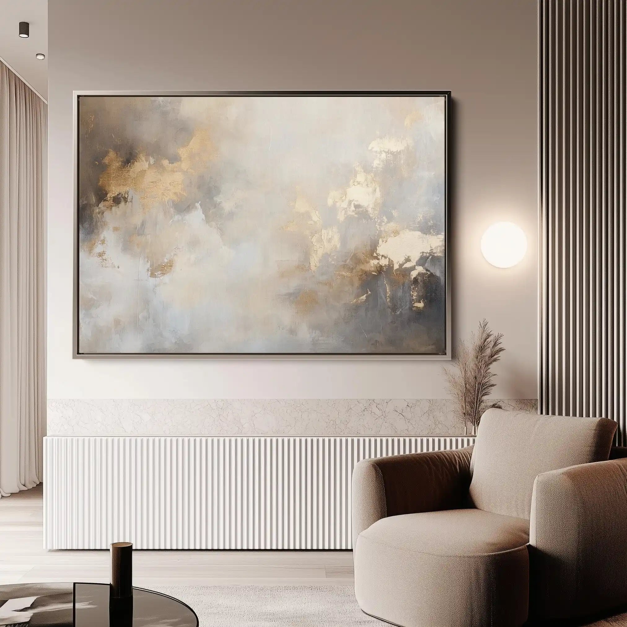 Abstract 336 Canvas Art 60 x 40 cm / Stretched on hidden frame