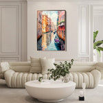 Landscape 337 Canvas Art 90 x 60 cm / Stretched on hidden frame