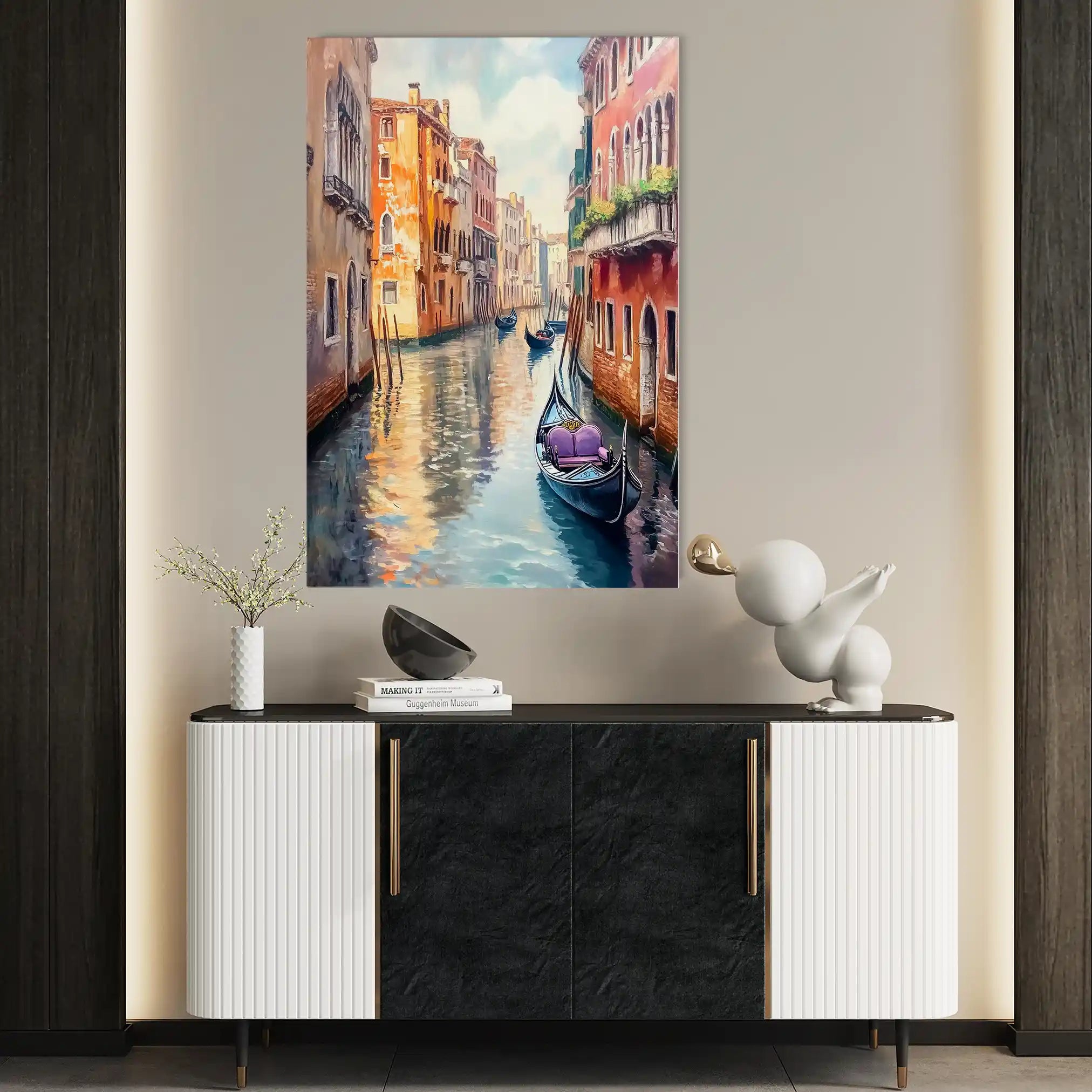 Landscape 337 Canvas Art 90 x 60 cm / Stretched on hidden frame