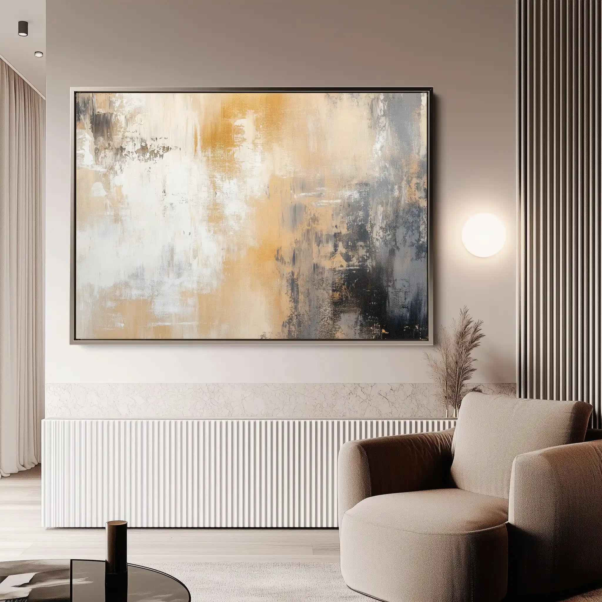 Abstract 338 Canvas Art 60 x 40 cm / Stretched on hidden frame