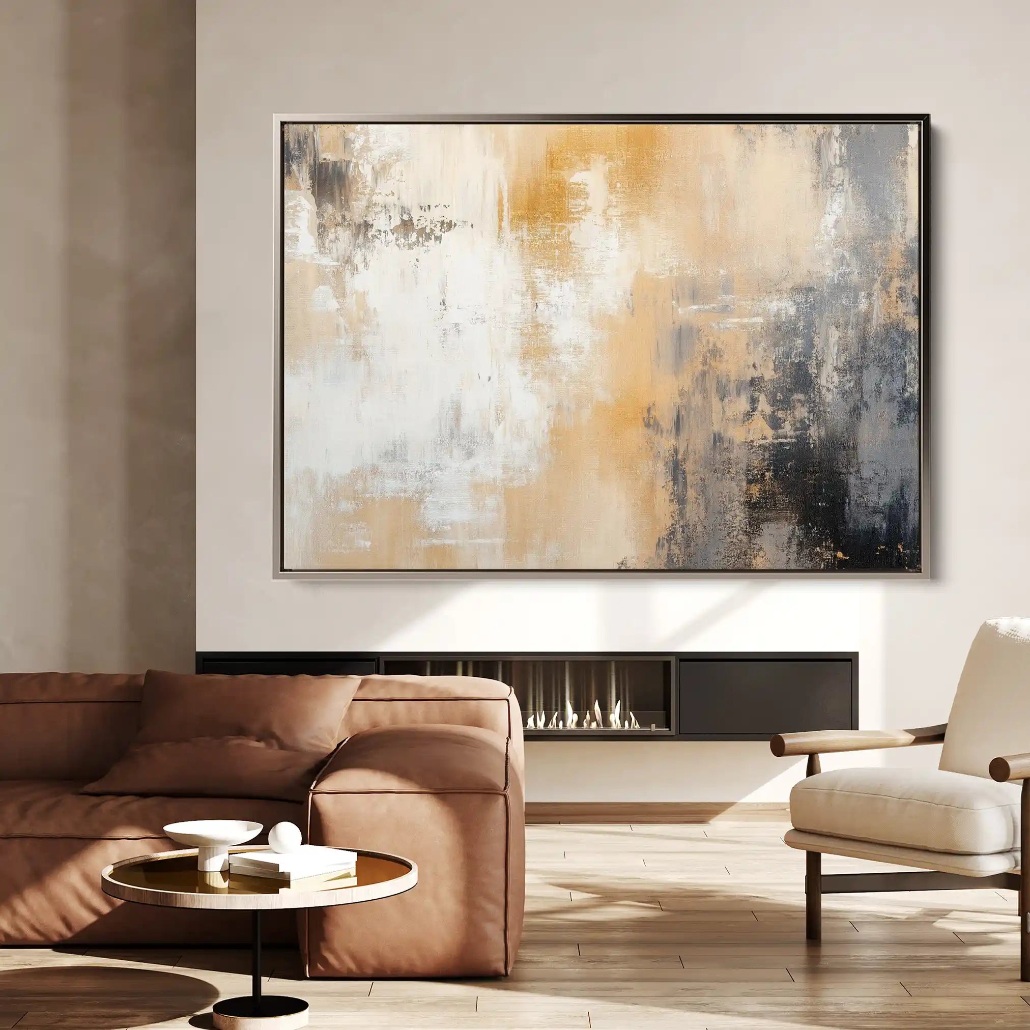 Abstract 338 Canvas Art 60 x 40 cm / Stretched on hidden frame