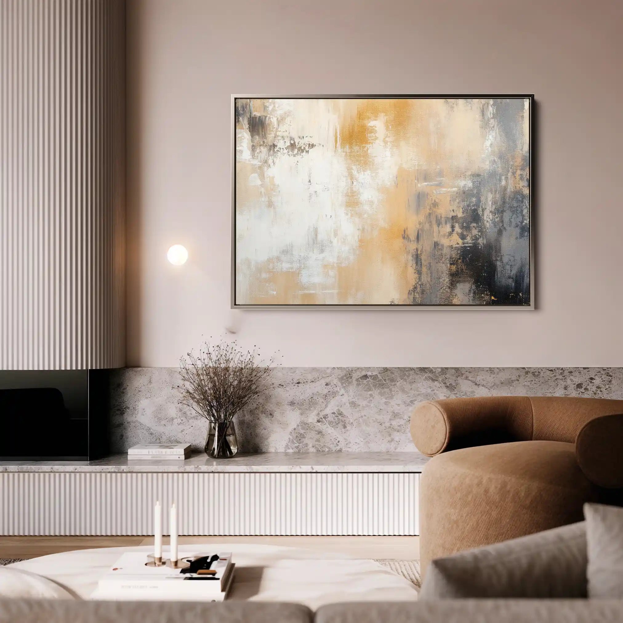 Abstract 338 Canvas Art 60 x 40 cm / Stretched on hidden frame