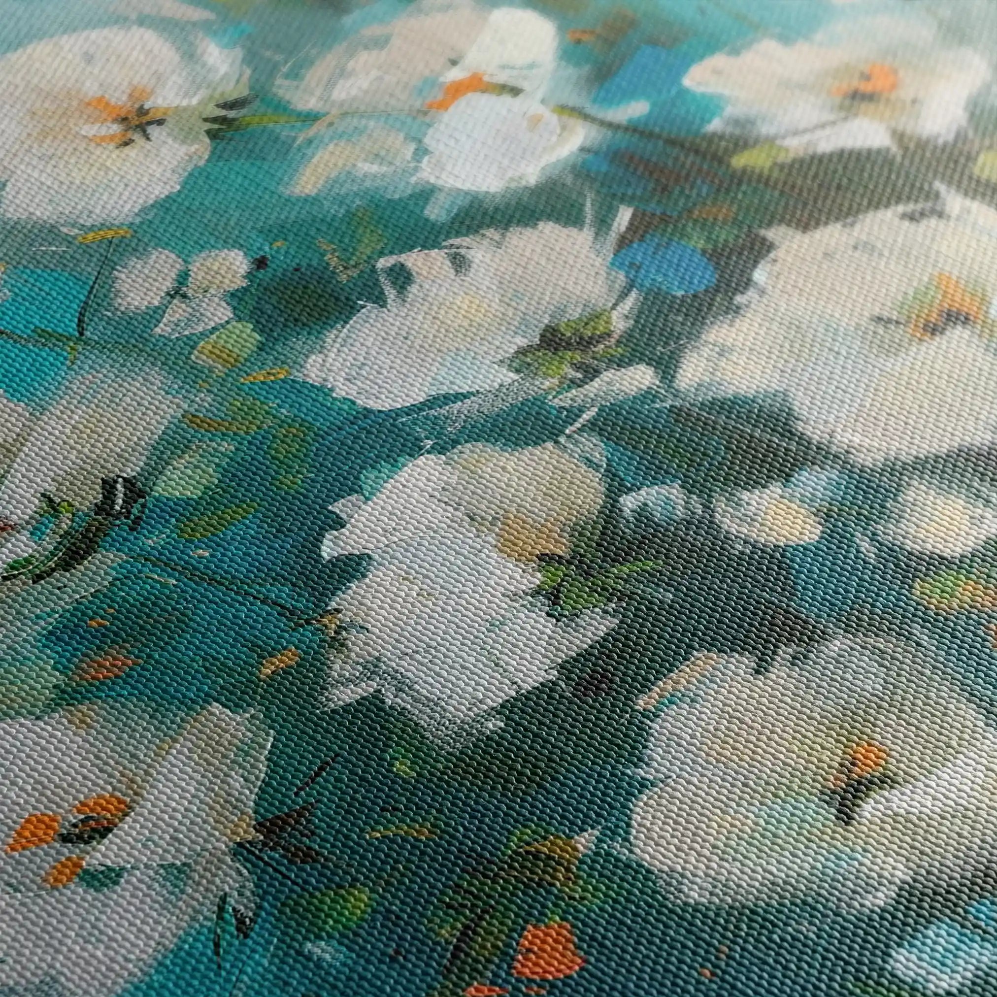 Floral Canvas Wall Art WAD338-F 90 x 60 cm / Stretched on hidden frame