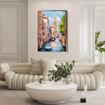 Landscape 338 Canvas Art 90 x 60 cm / Stretched on hidden frame