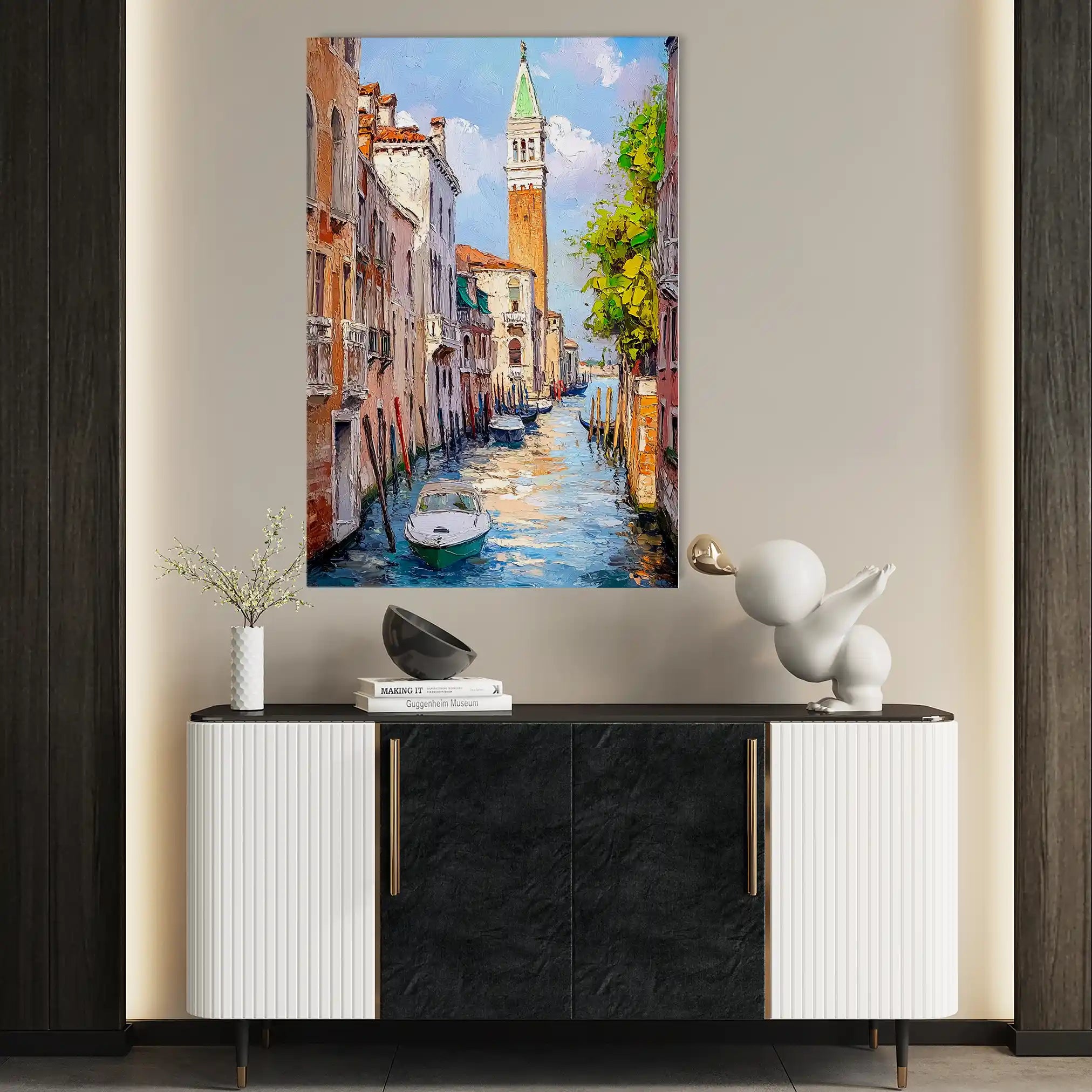 Landscape 338 Canvas Art 90 x 60 cm / Stretched on hidden frame