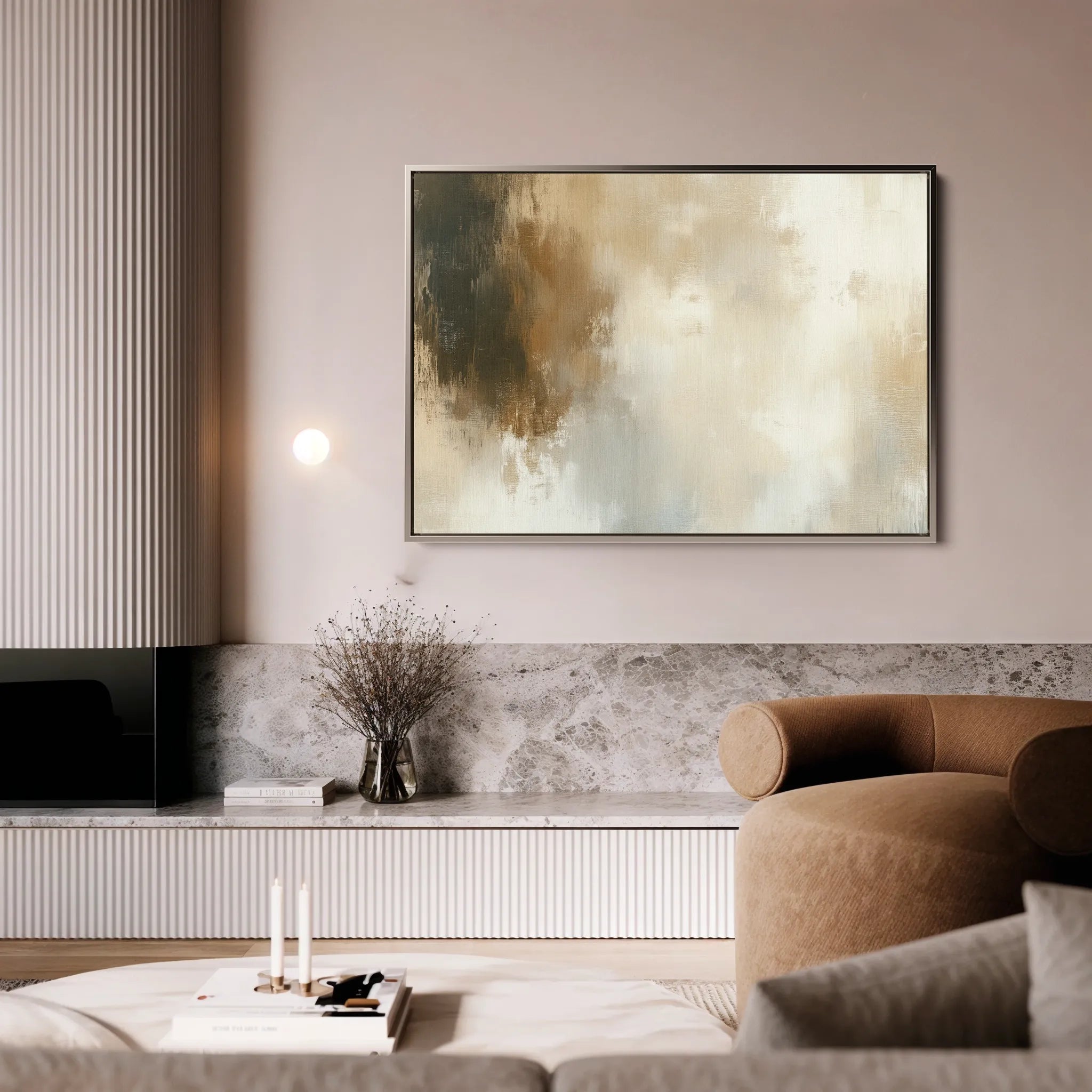 Abstract Canvas Wall Art WAD339-A 90 x 60 cm / Stretched on hidden frame
