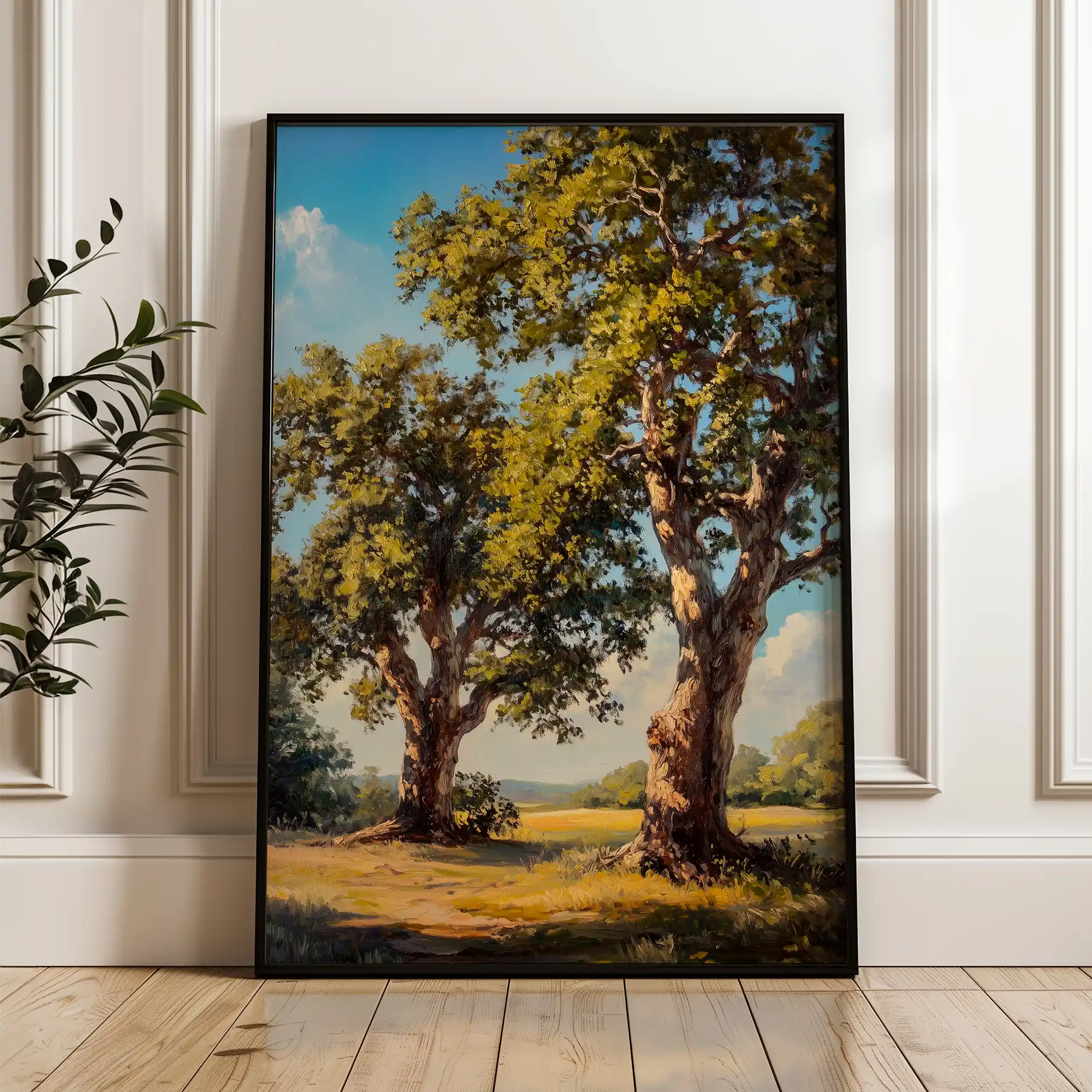 Landscape 339 Canvas Art 90 x 60 cm / Stretched on hidden frame