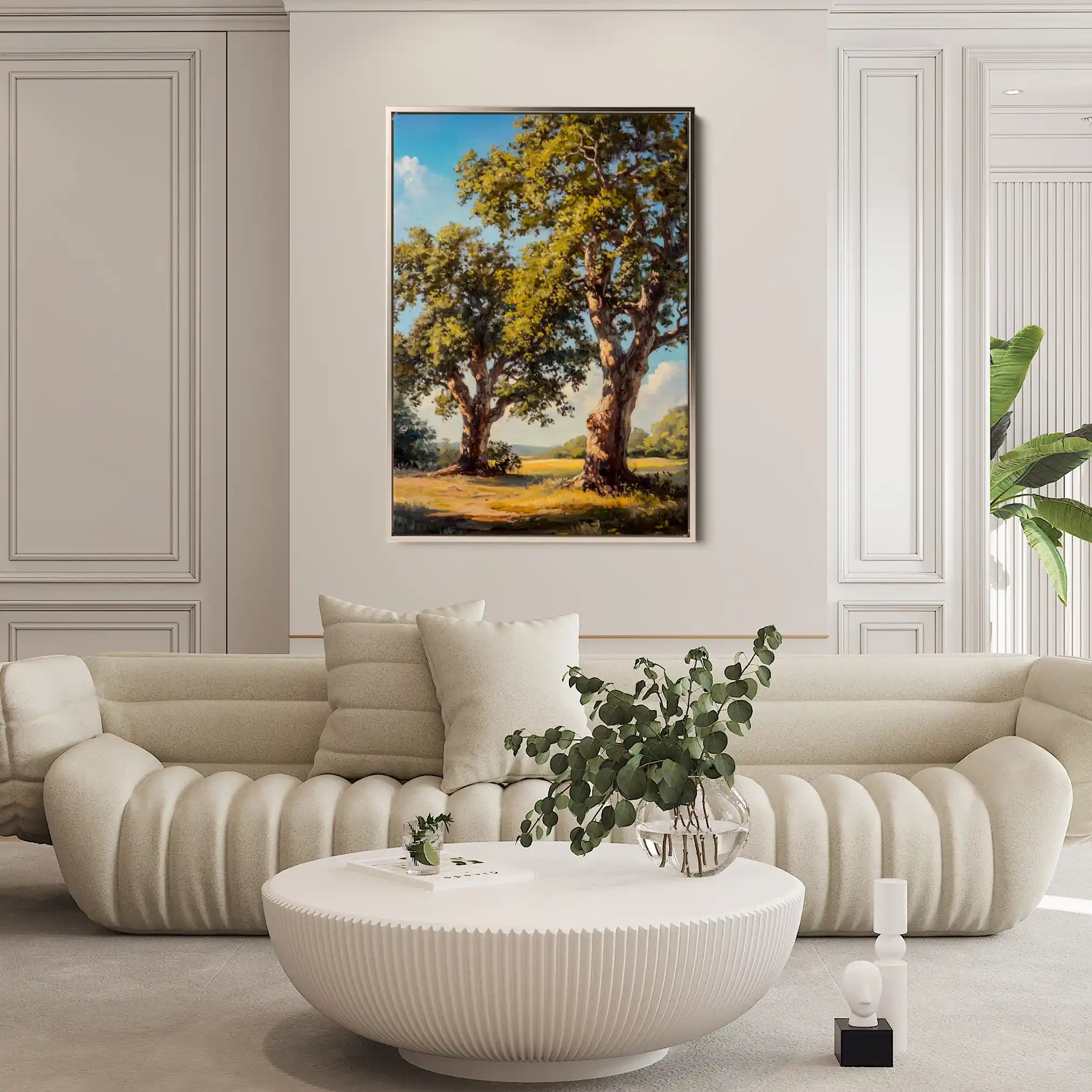 Landscape 339 Canvas Art 90 x 60 cm / Stretched on hidden frame
