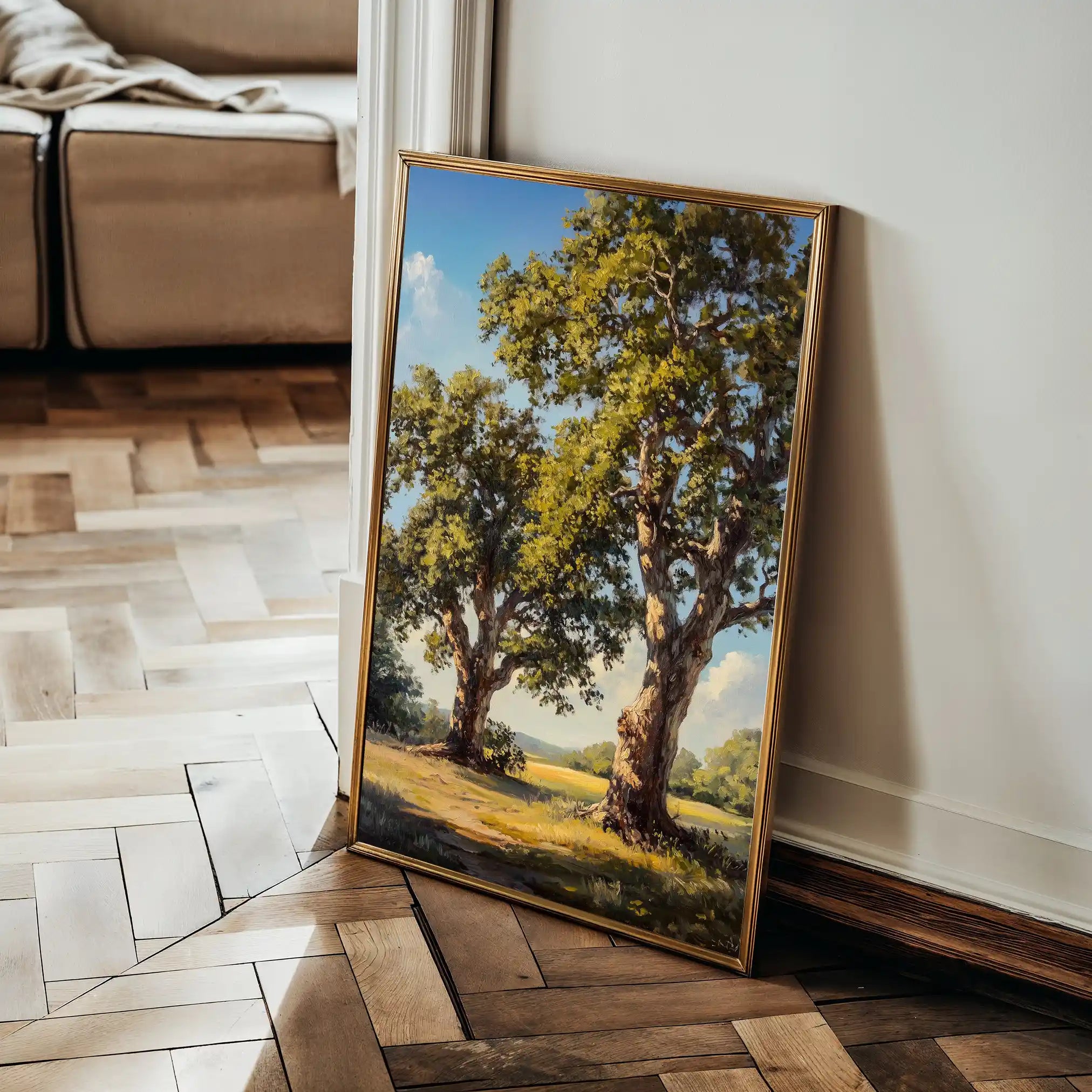 Landscape 339 Canvas Art 90 x 60 cm / Stretched on hidden frame