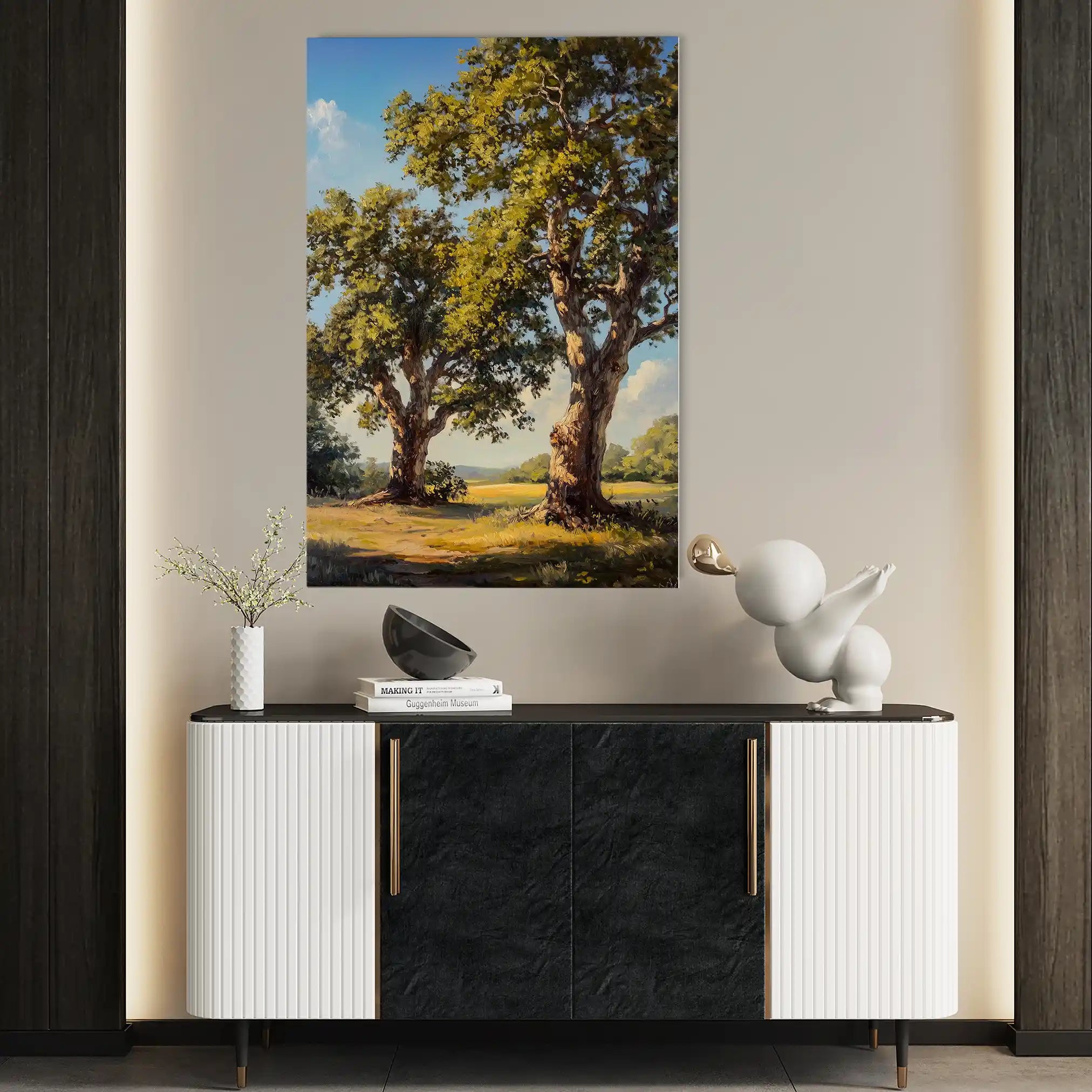 Landscape 339 Canvas Art 90 x 60 cm / Stretched on hidden frame