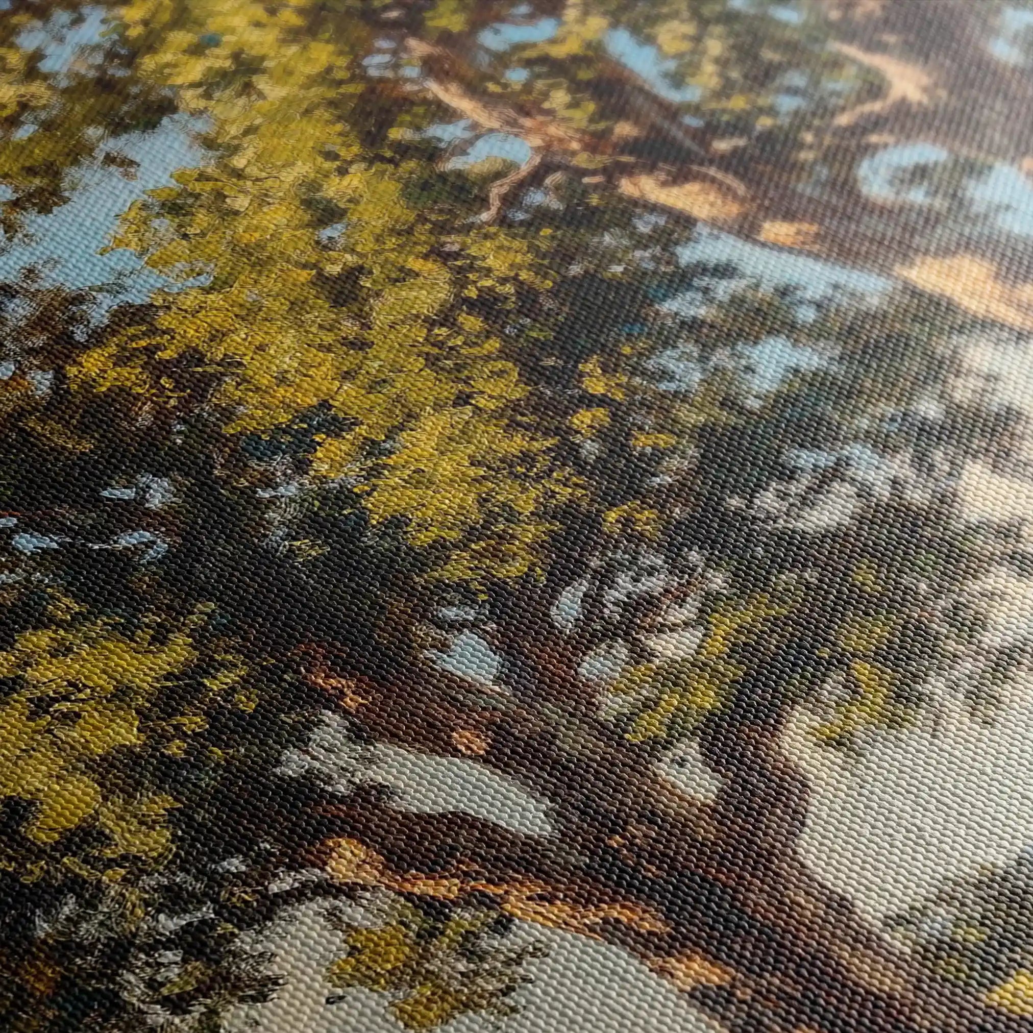 Landscape 339 Canvas Art 90 x 60 cm / Stretched on hidden frame