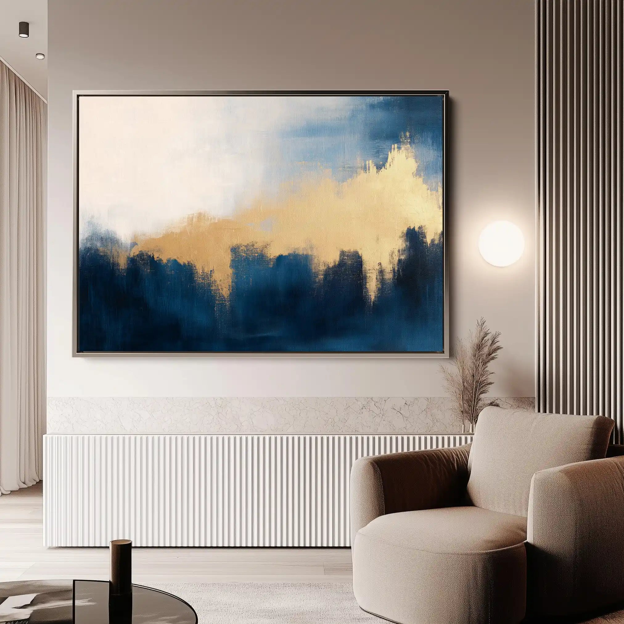 Abstract 340 Canvas Art 60 x 40 cm / Stretched on hidden frame