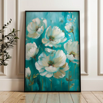 Floral Canvas Wall Art WAD340-F 90 x 60 cm / Stretched on hidden frame