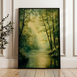 Landscape 340 Canvas Art 90 x 60 cm / Stretched on hidden frame