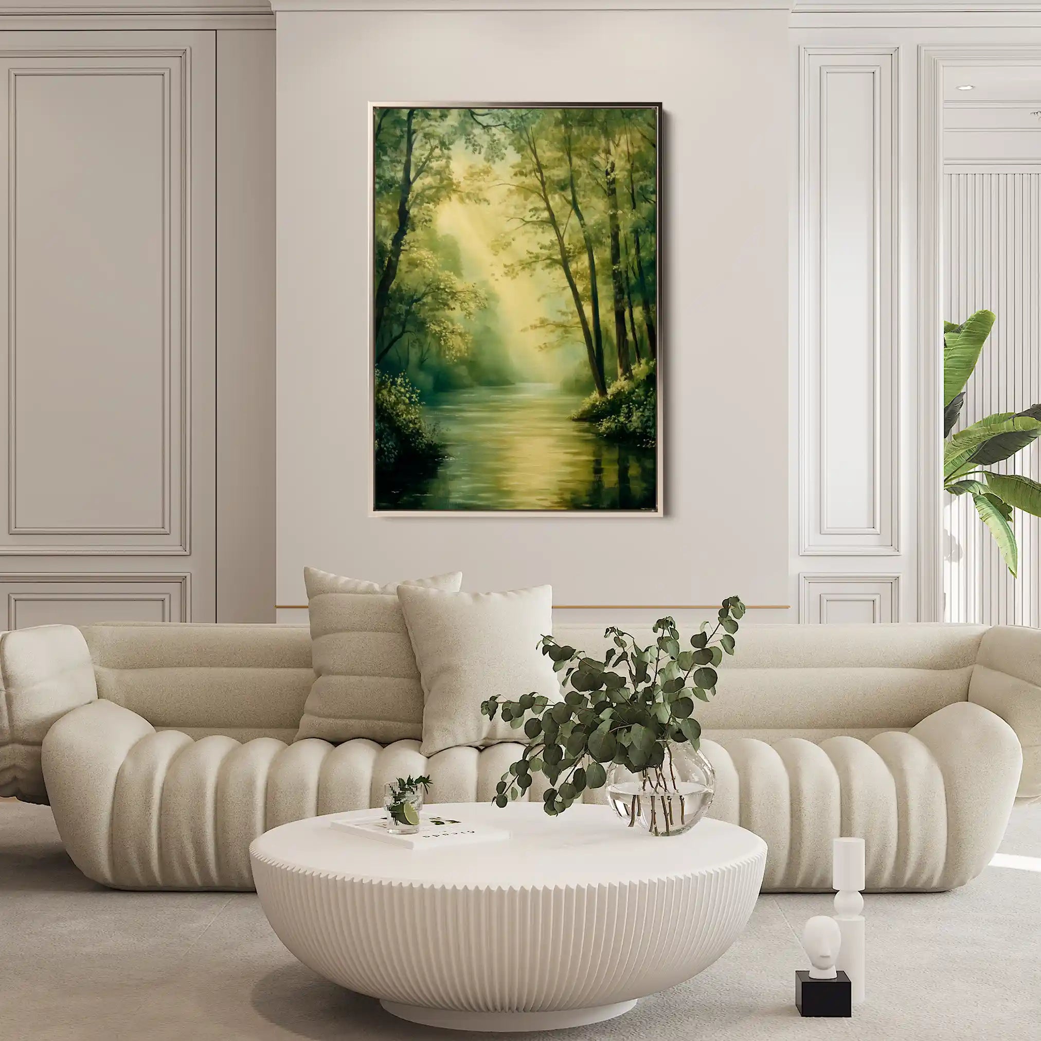 Landscape 340 Canvas Art 90 x 60 cm / Stretched on hidden frame