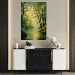 Landscape 340 Canvas Art 90 x 60 cm / Stretched on hidden frame