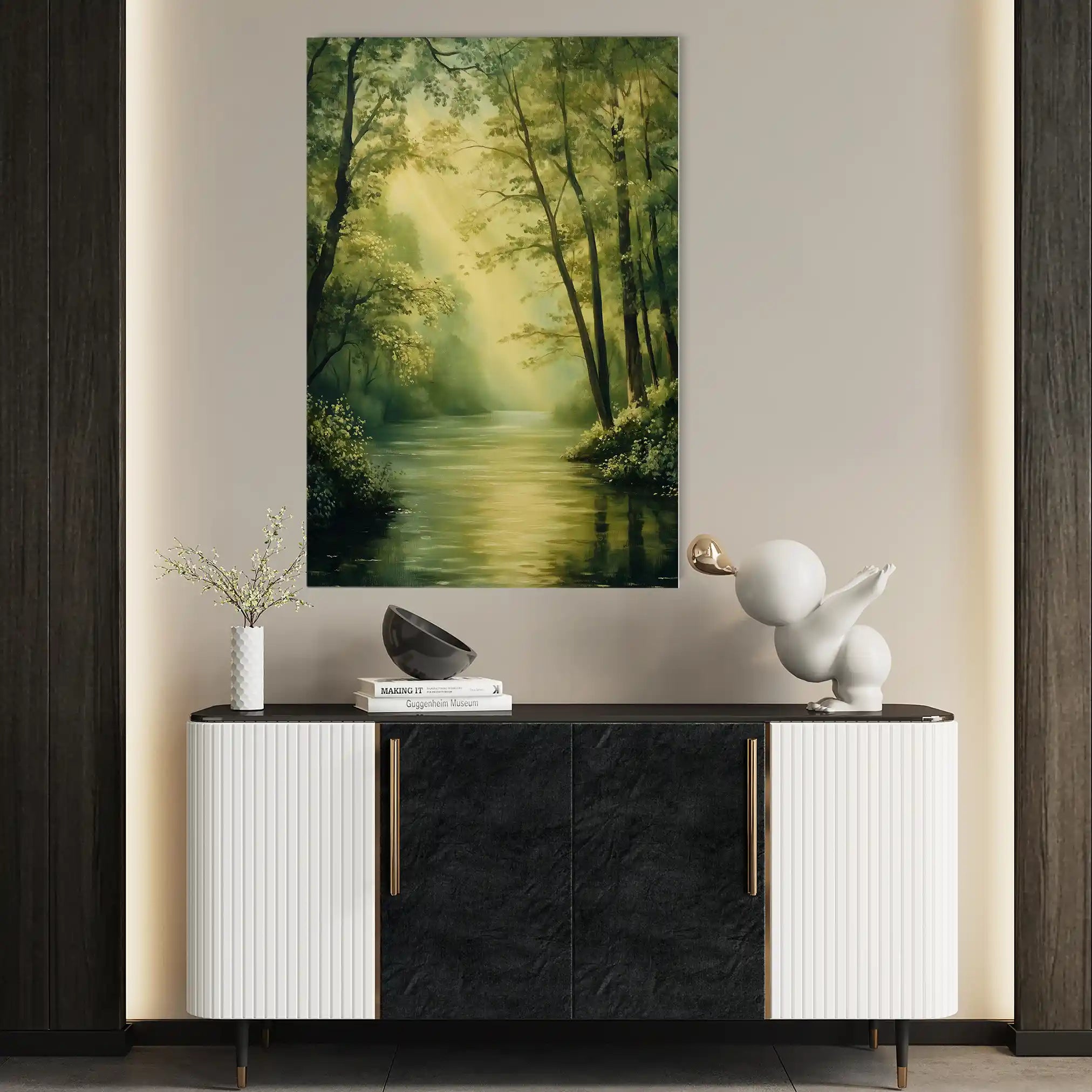Landscape 340 Canvas Art 90 x 60 cm / Stretched on hidden frame
