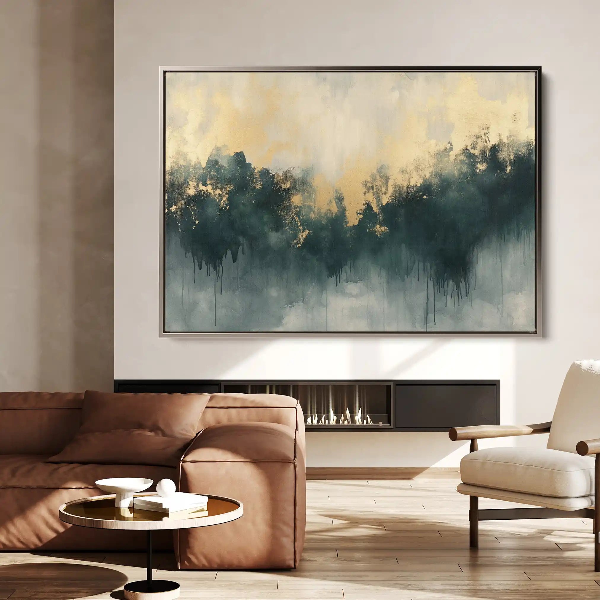 Abstract 341 Canvas Art 60 x 40 cm / Stretched on hidden frame