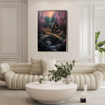 Landscape 341 Canvas Art 90 x 60 cm / Stretched on hidden frame