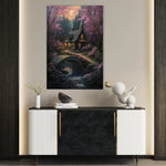 Landscape 341 Canvas Art 90 x 60 cm / Stretched on hidden frame