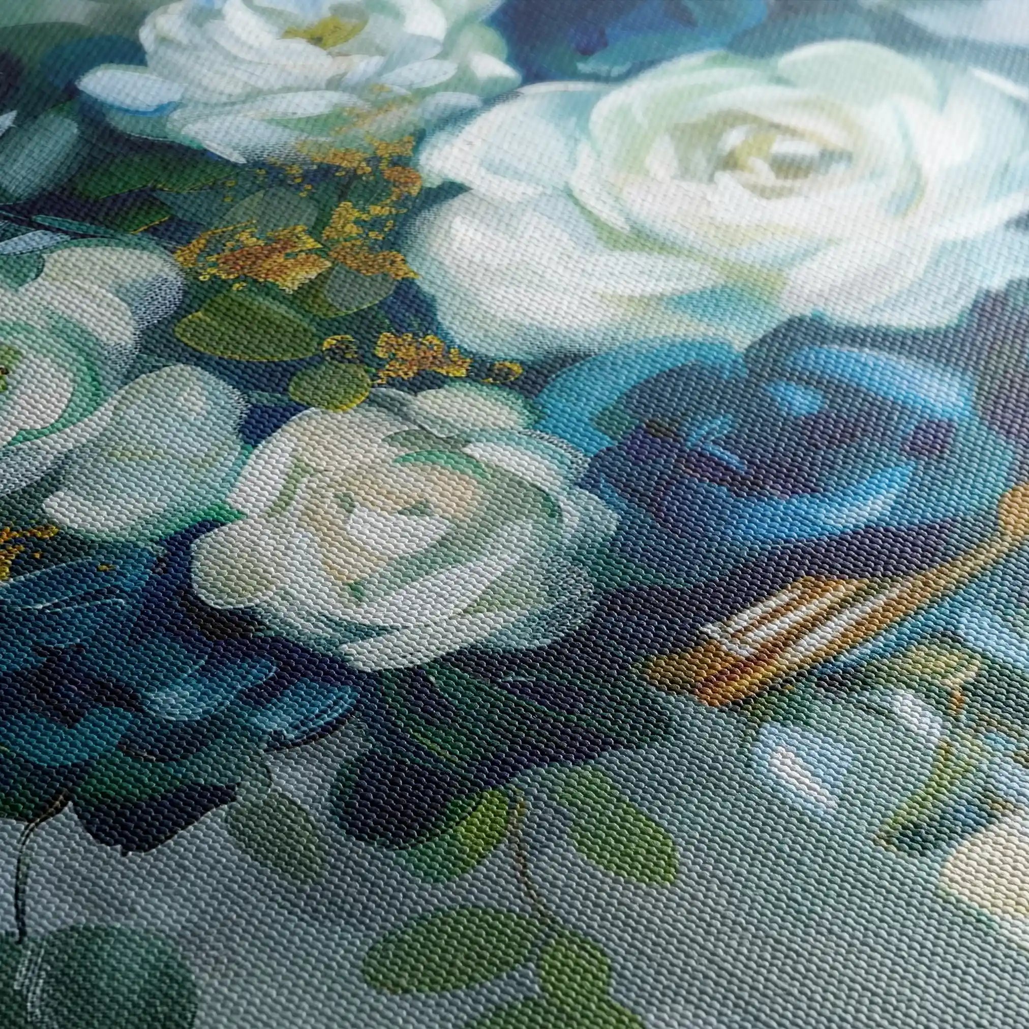 Floral Canvas Wall Art WAD342-F 90 x 60 cm / Stretched on hidden frame