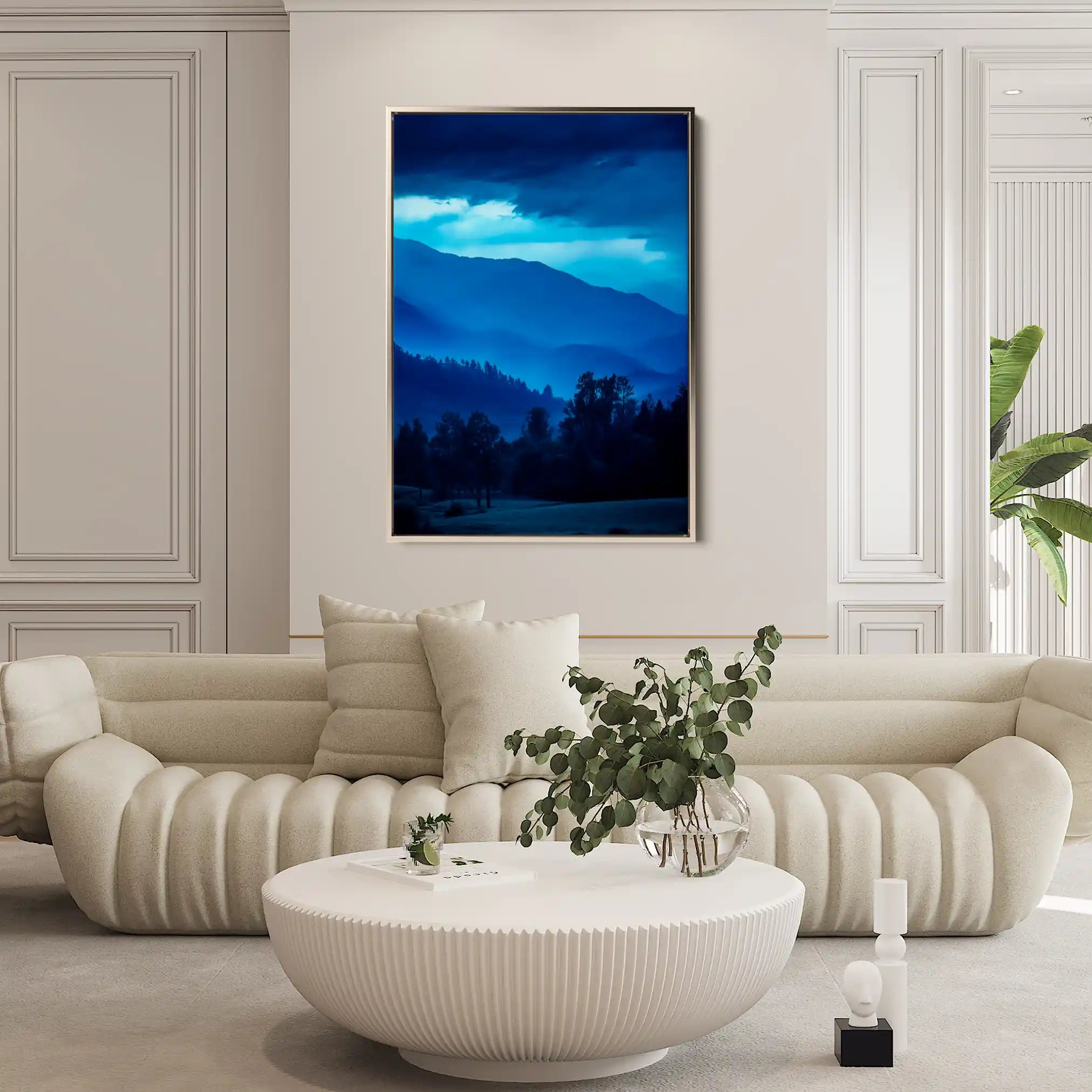 Landscape 342 Canvas Art 90 x 60 cm / Stretched on hidden frame