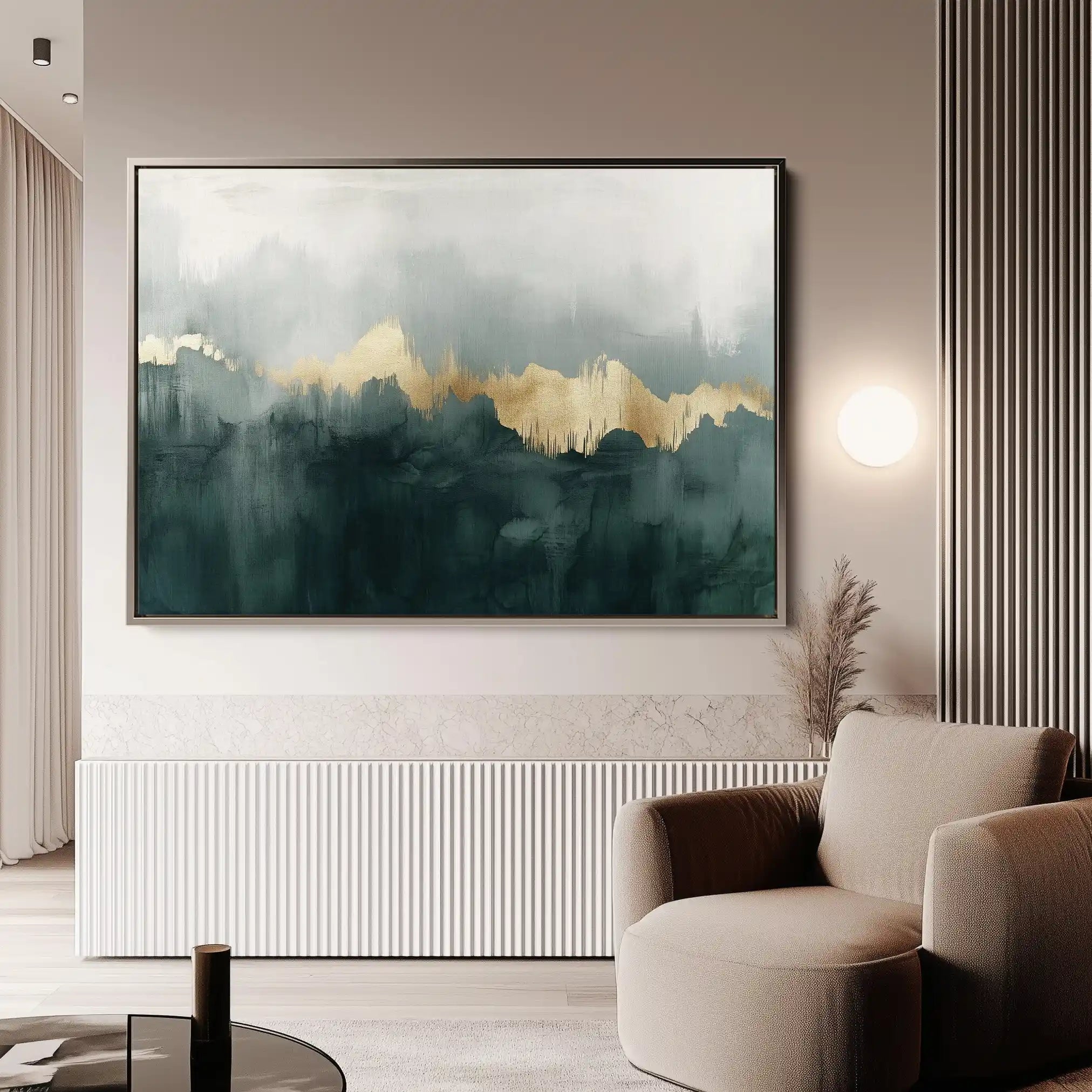 Abstract 343 Canvas Art 60 x 40 cm / Stretched on hidden frame