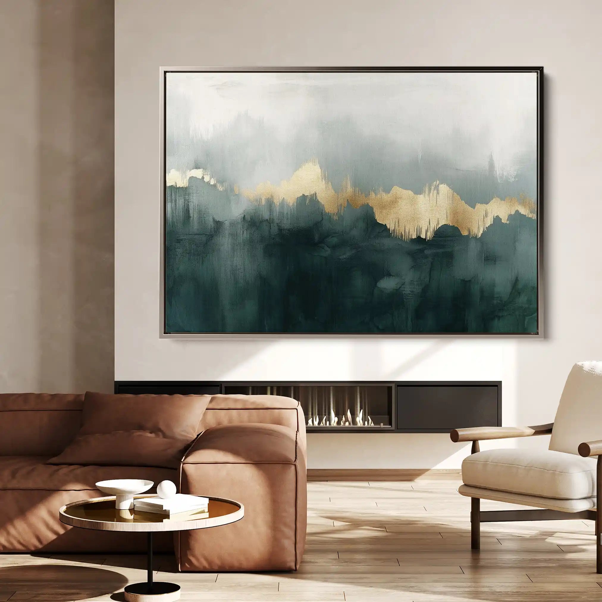 Abstract 343 Canvas Art 60 x 40 cm / Stretched on hidden frame