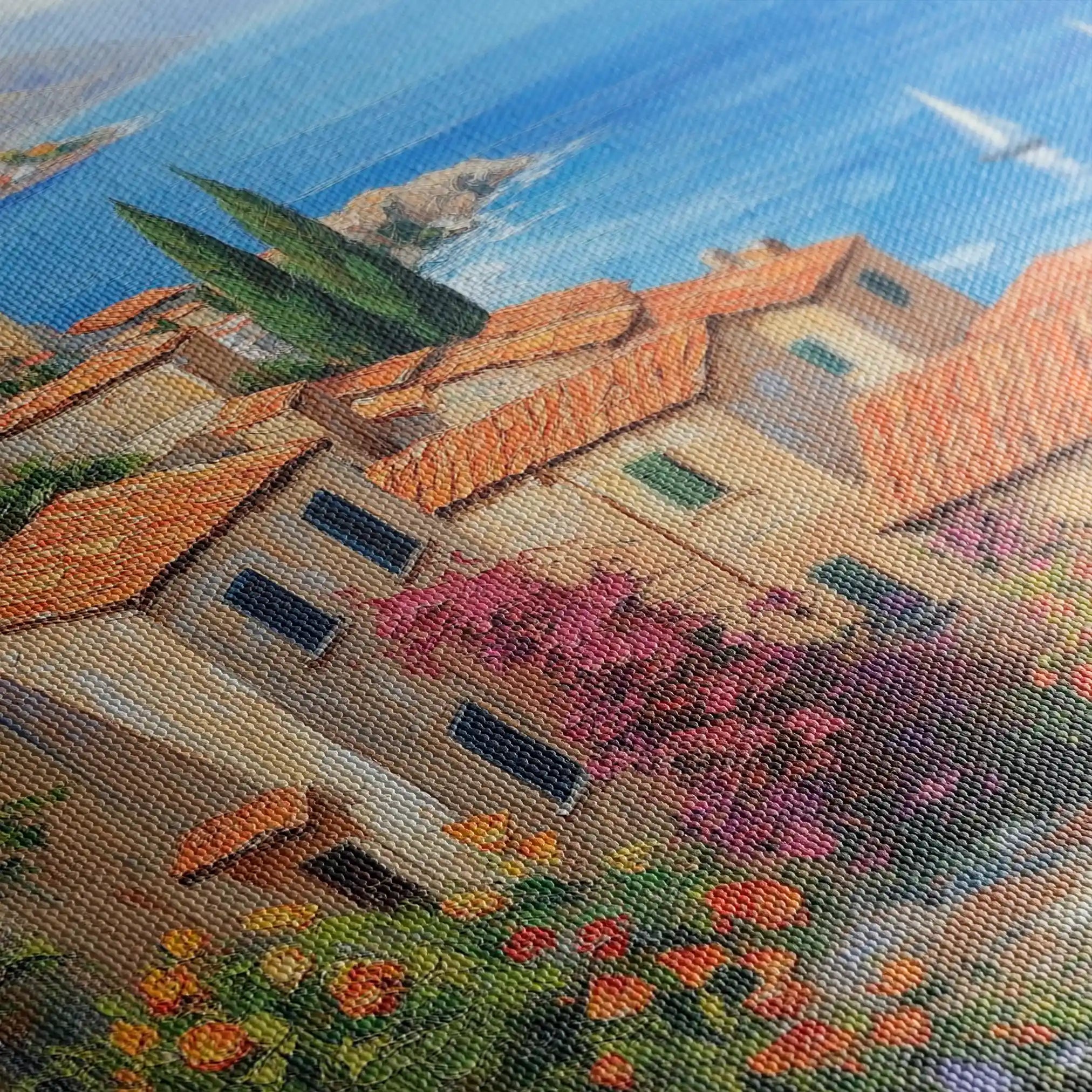 Landscape 343 Canvas Art 90 x 60 cm / Stretched on hidden frame