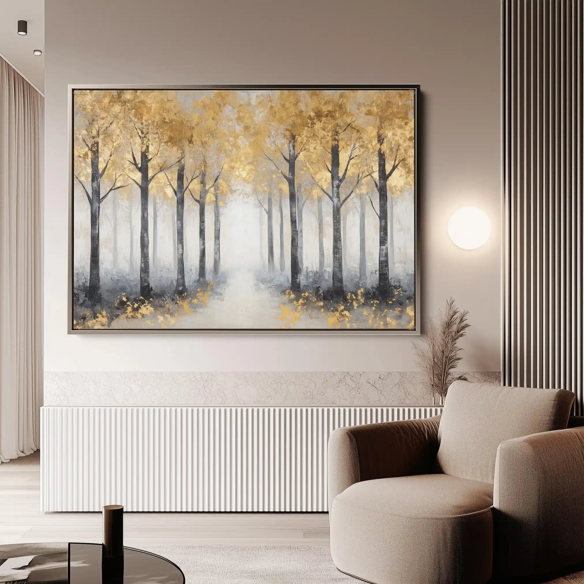 Landscape 344 Canvas Art 90 x 60 cm / Stretched on hidden frame