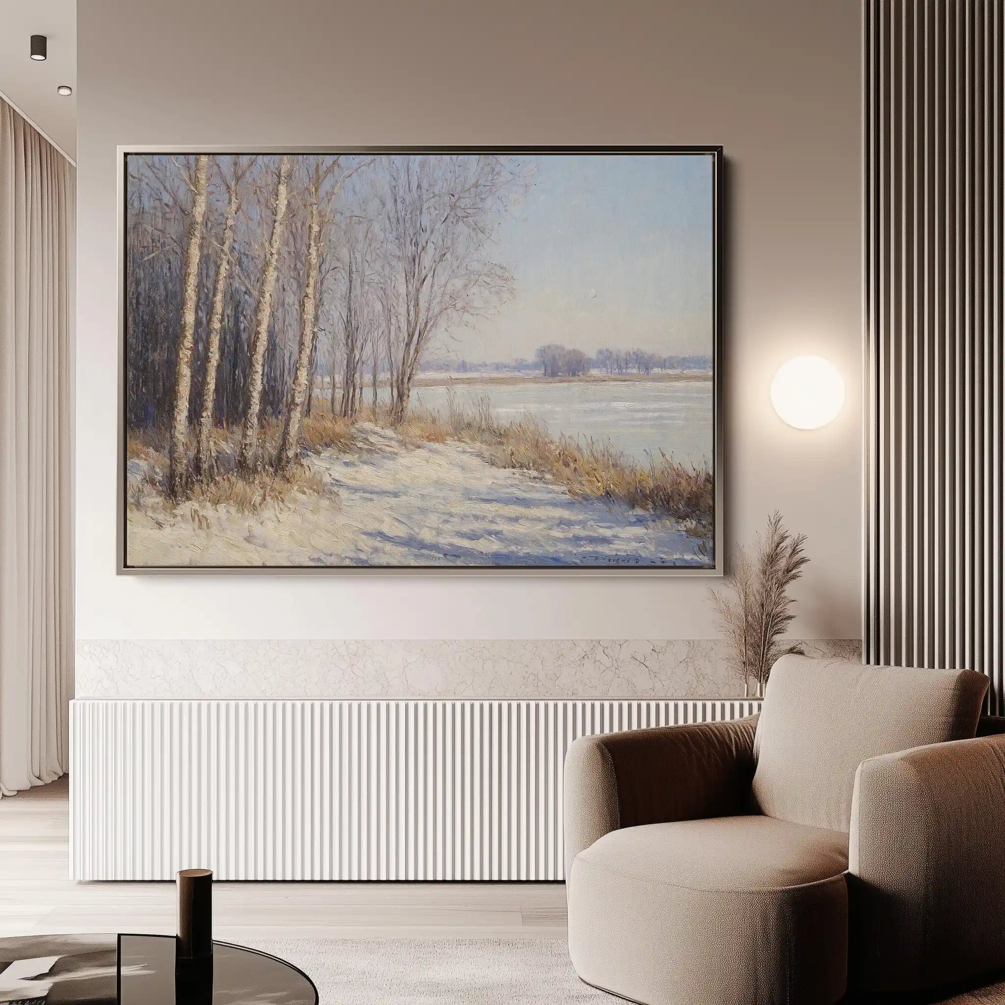 Landscape 345 Canvas Art 90 x 60 cm / Stretched on hidden frame
