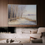 Landscape 345 Canvas Art 90 x 60 cm / Stretched on hidden frame