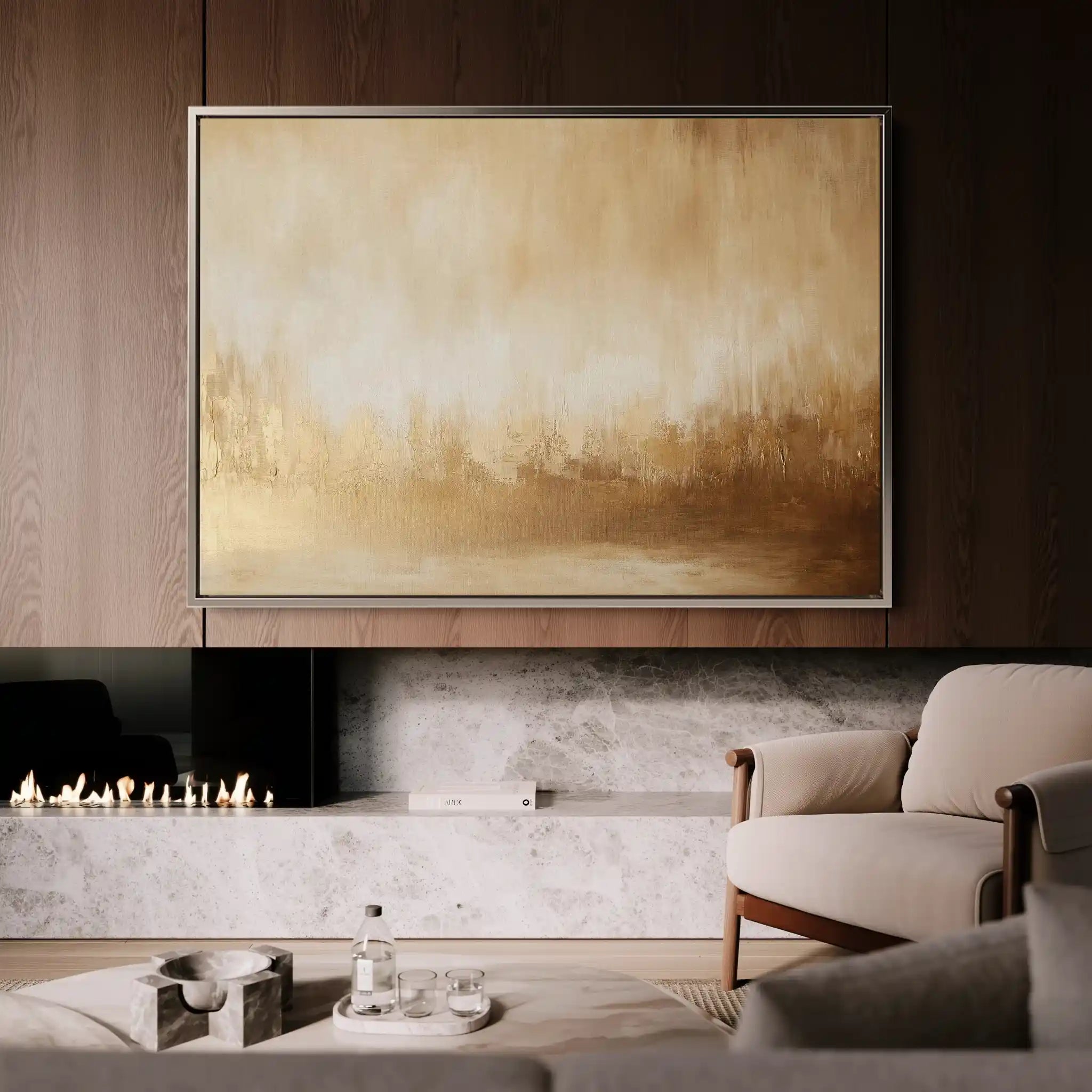 Abstract 346 Canvas Art 60 x 40 cm / Stretched on hidden frame