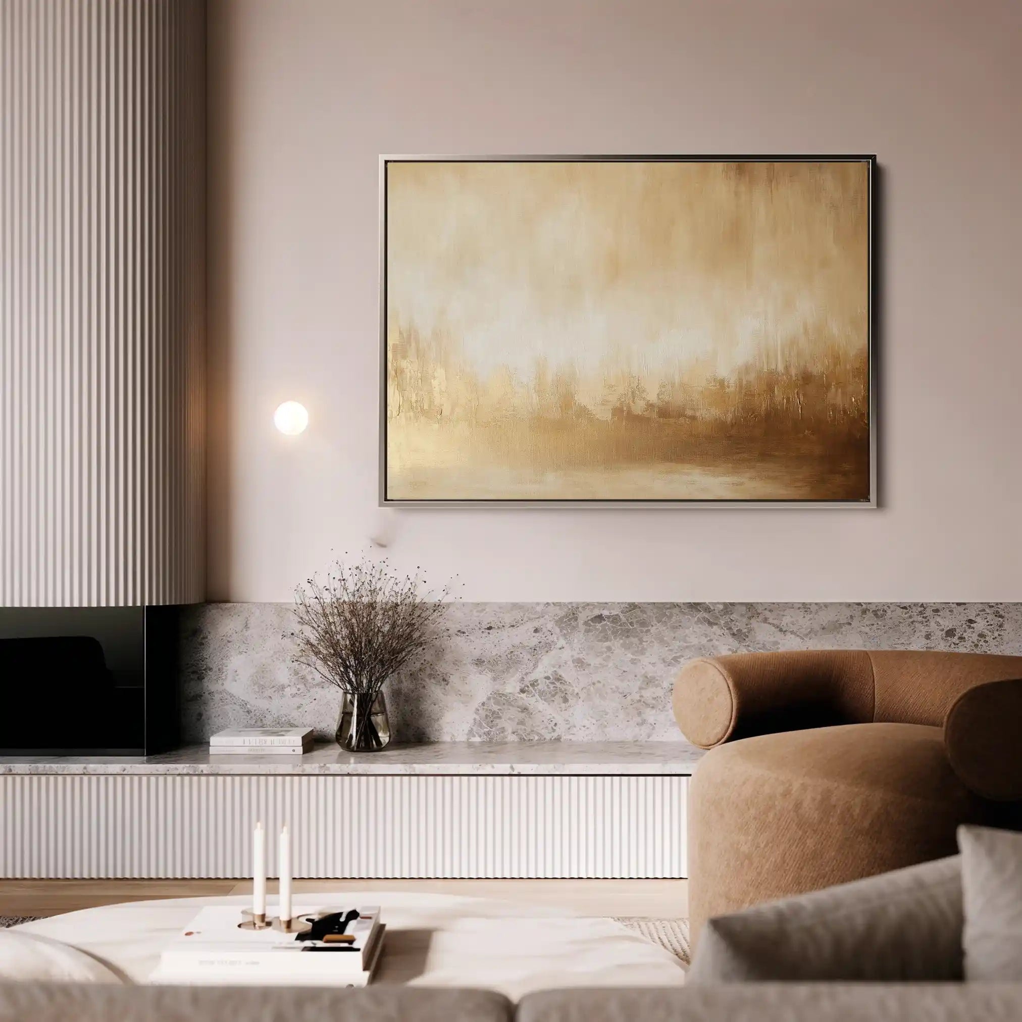 Abstract 346 Canvas Art 60 x 40 cm / Stretched on hidden frame
