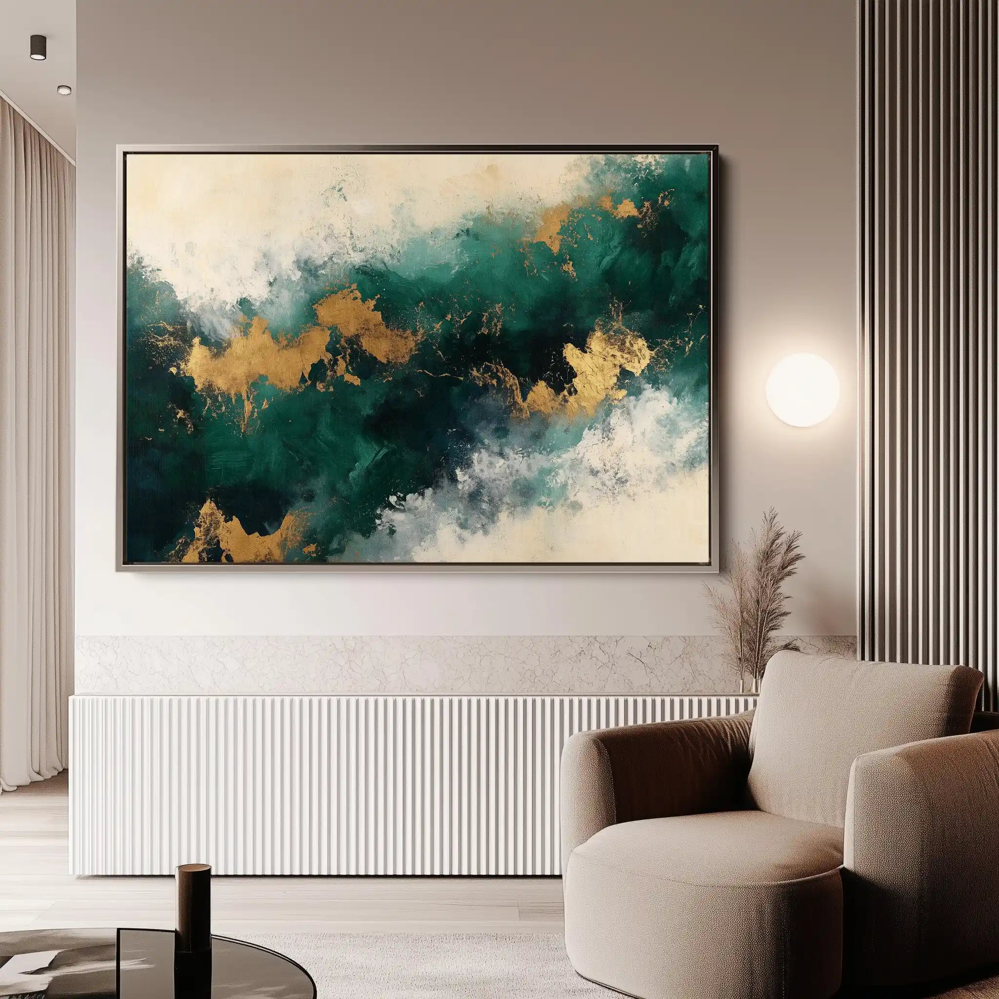 Abstract 348 Canvas Art 60 x 40 cm / Stretched on hidden frame